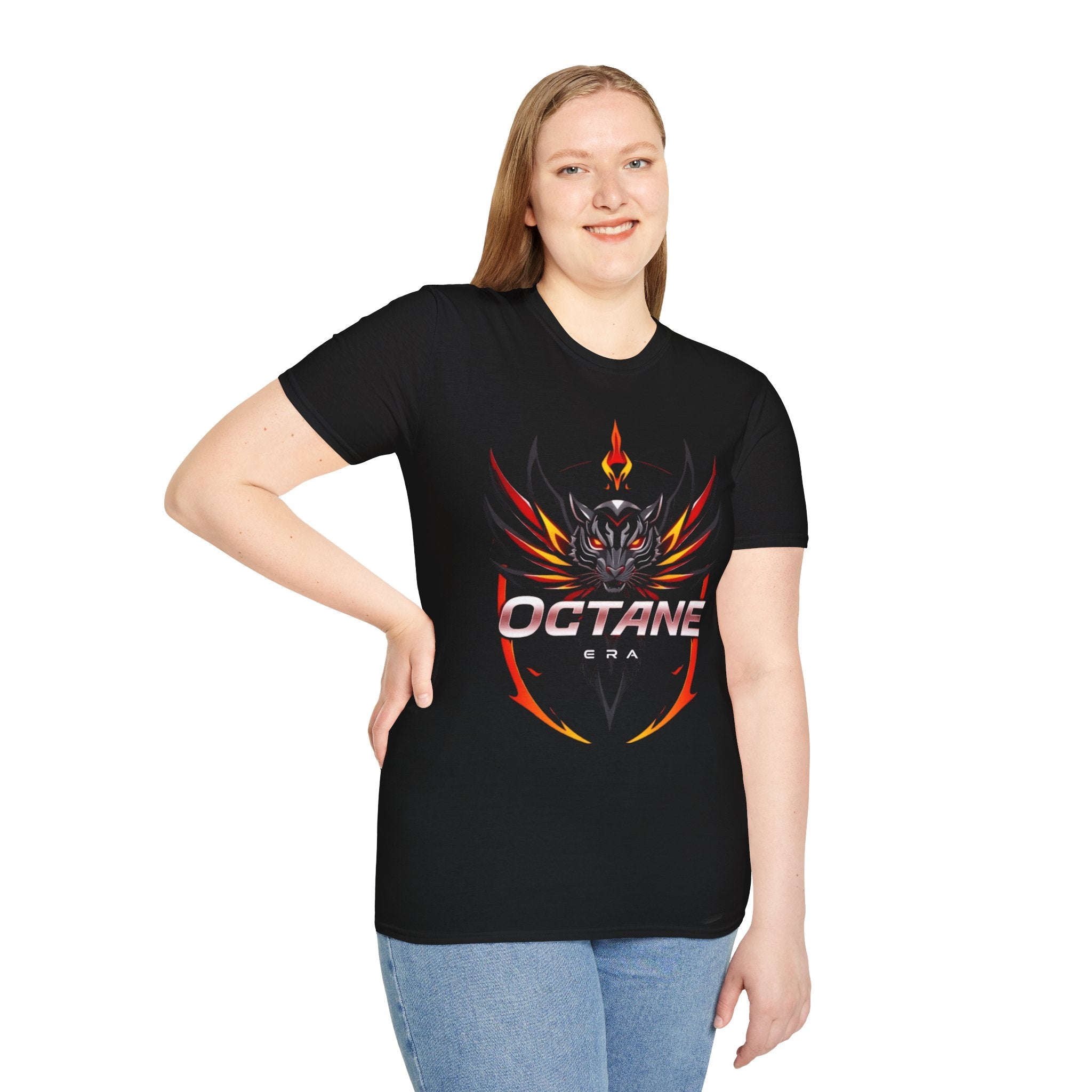 Octane Era Flame Graphic Tee – Black Edition