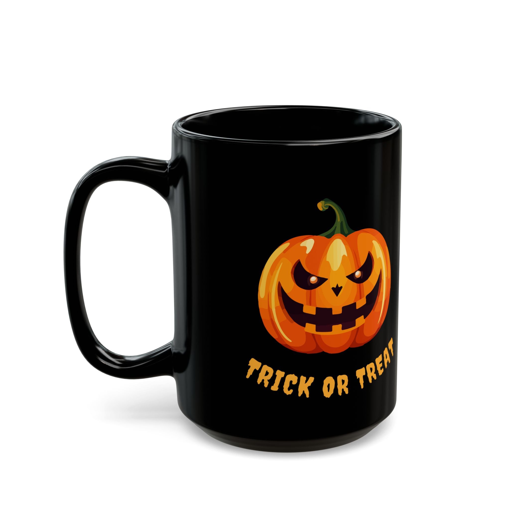 π Trick or Treat Halloween Mug β Spooky Pumpkin Design