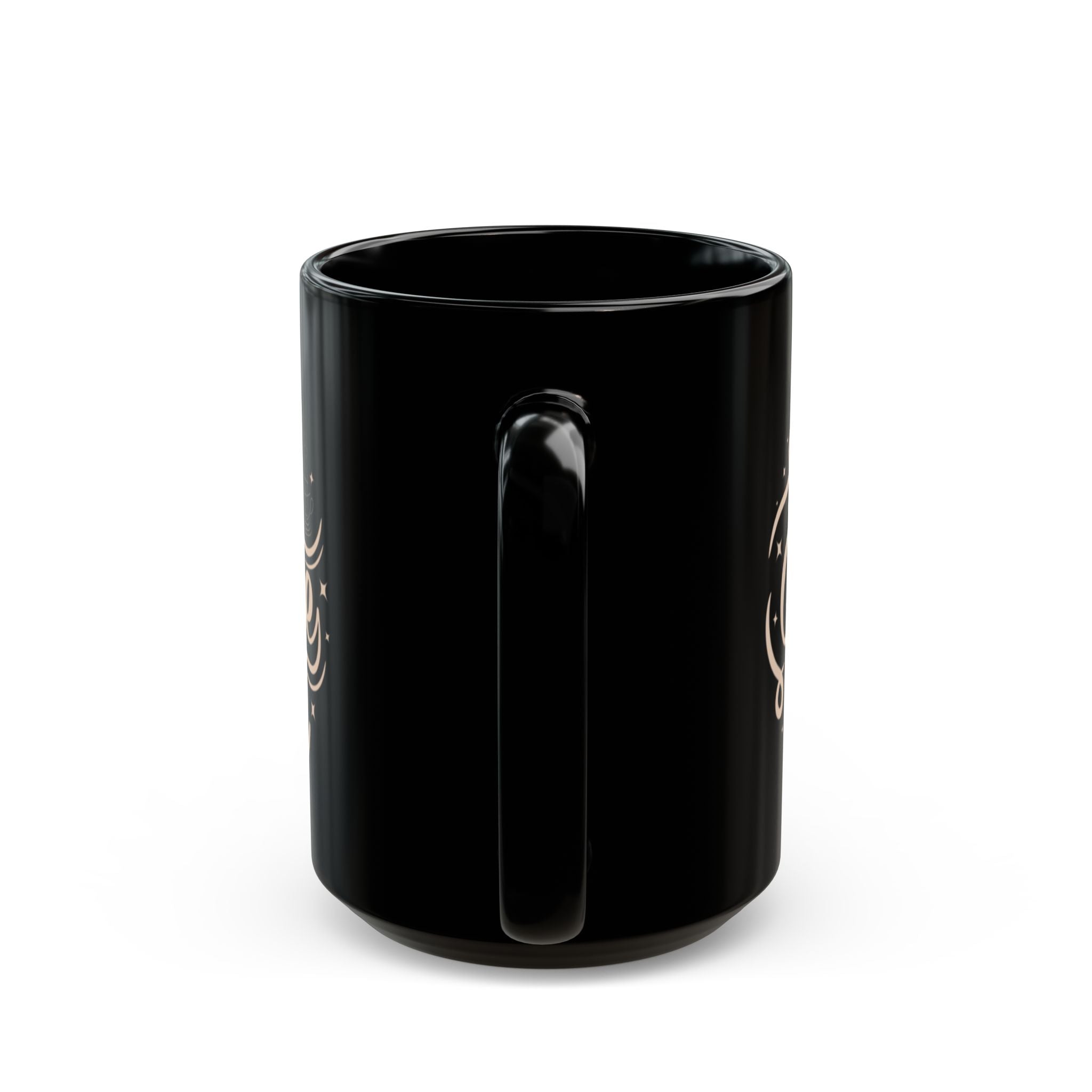 It’s Coffee Time Mug – Black Ceramic, 11oz / 15oz