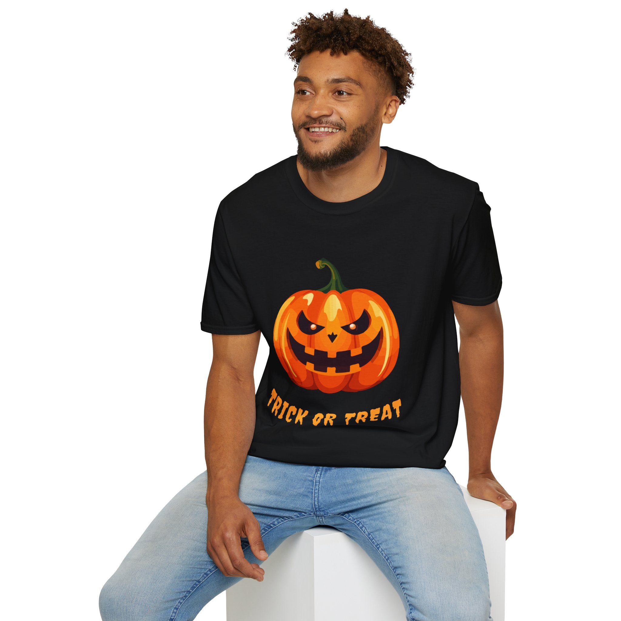 π Trick or Treat Pumpkin Tee β Halloween Graphic T-Shirt