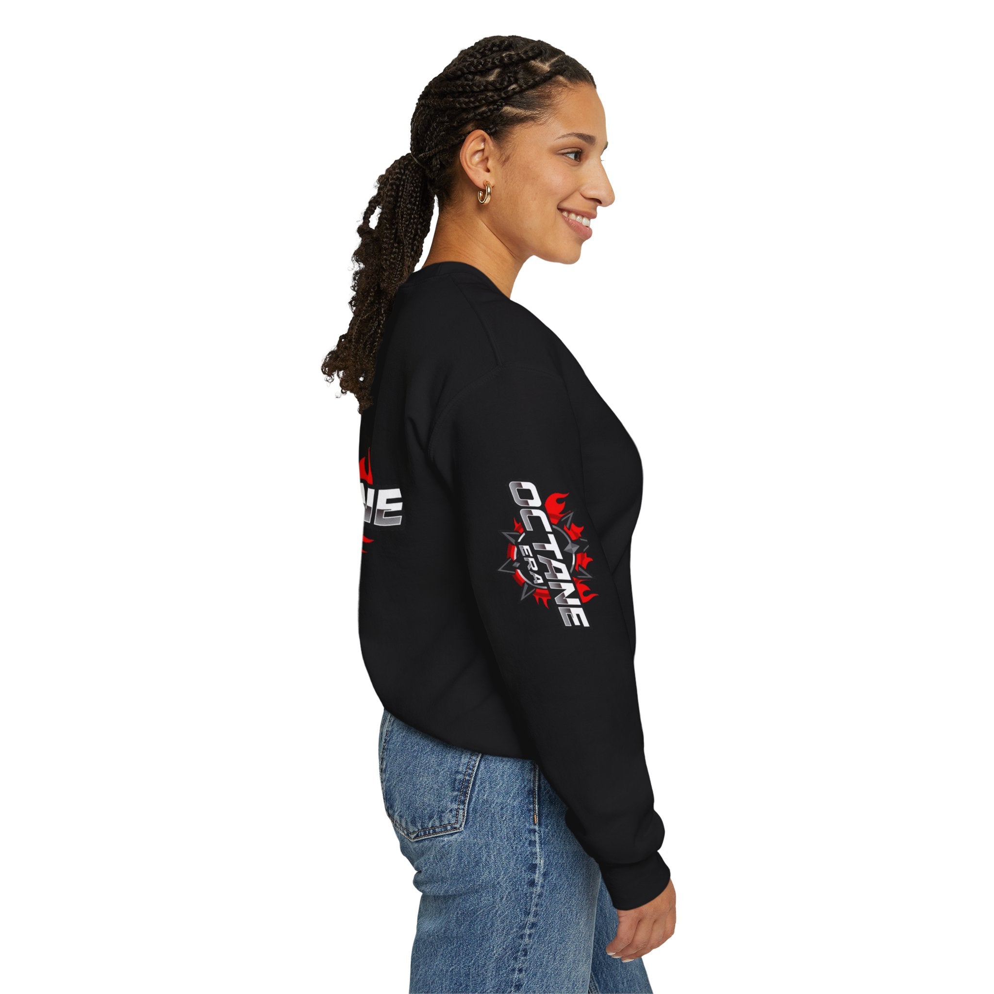 Octane Era Flame Sweatshirt – Streetwear Graphic Crewneck