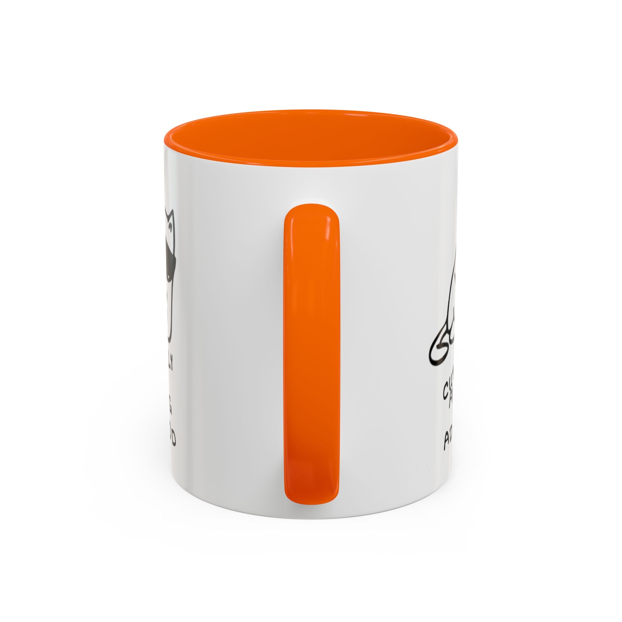 Currently Avoiding Adulthood Cat Mug – Funny Sketch Cartoon Coffee Cup