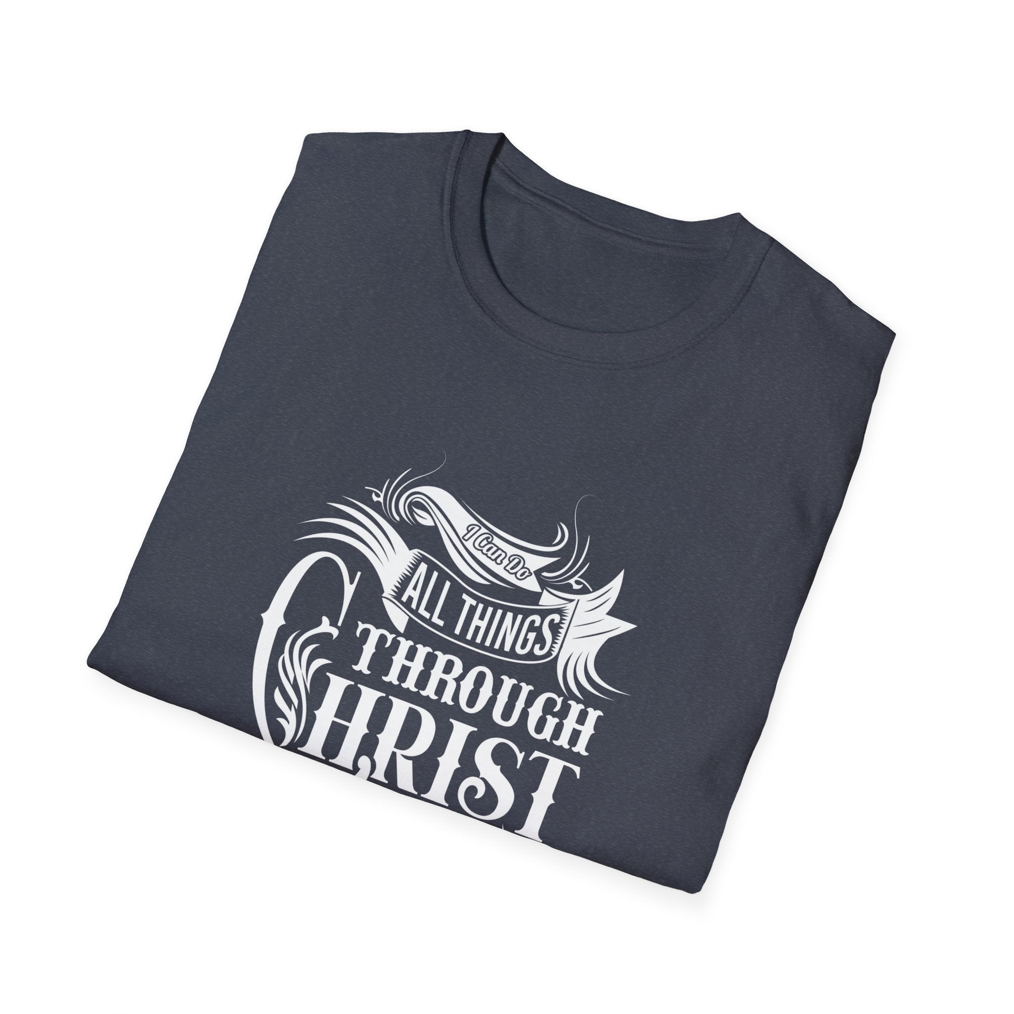 All Things Through Christ Tee — Philippians 4:13