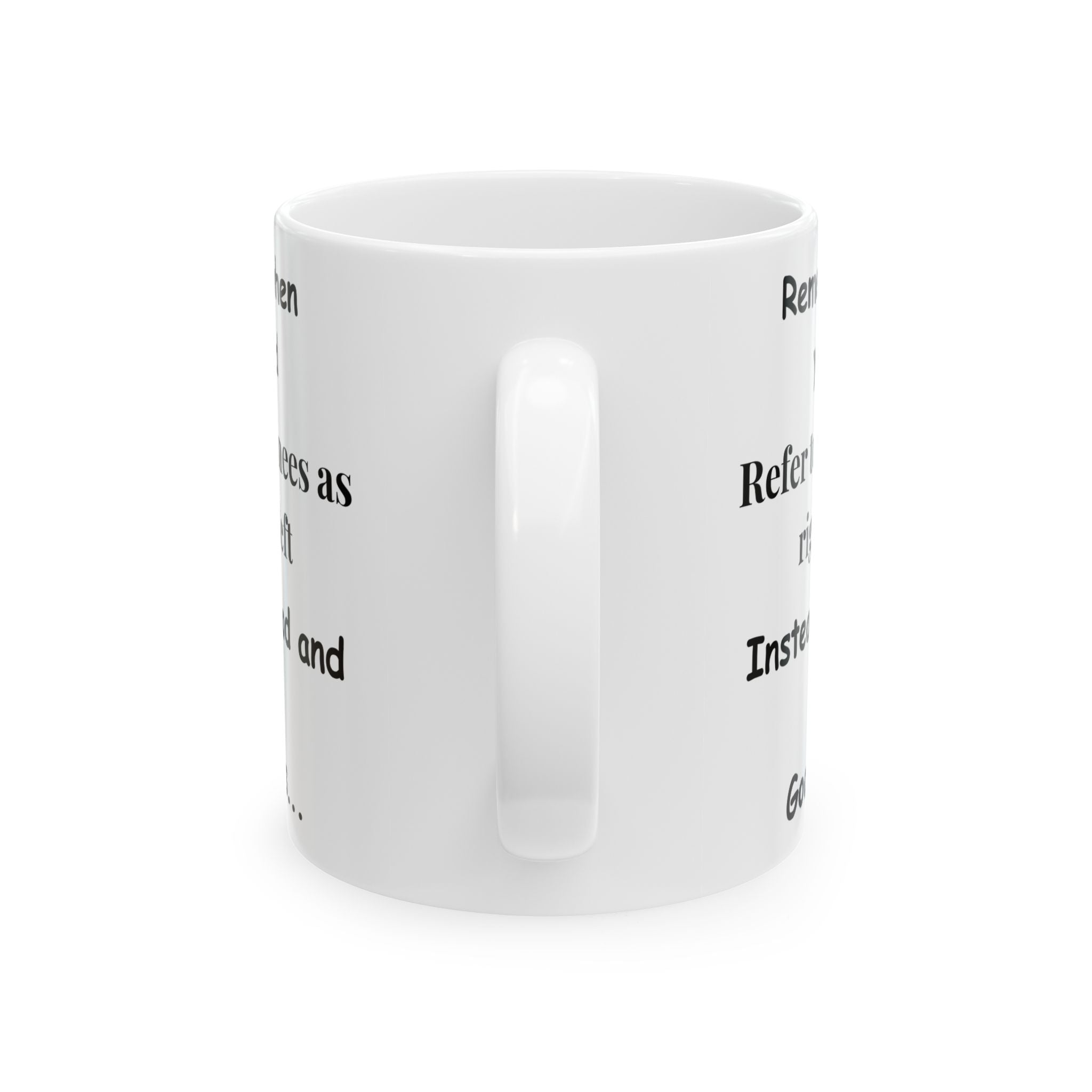 Funny Aging Mug – “Good Knees, Bad Knees” Coffee Cup