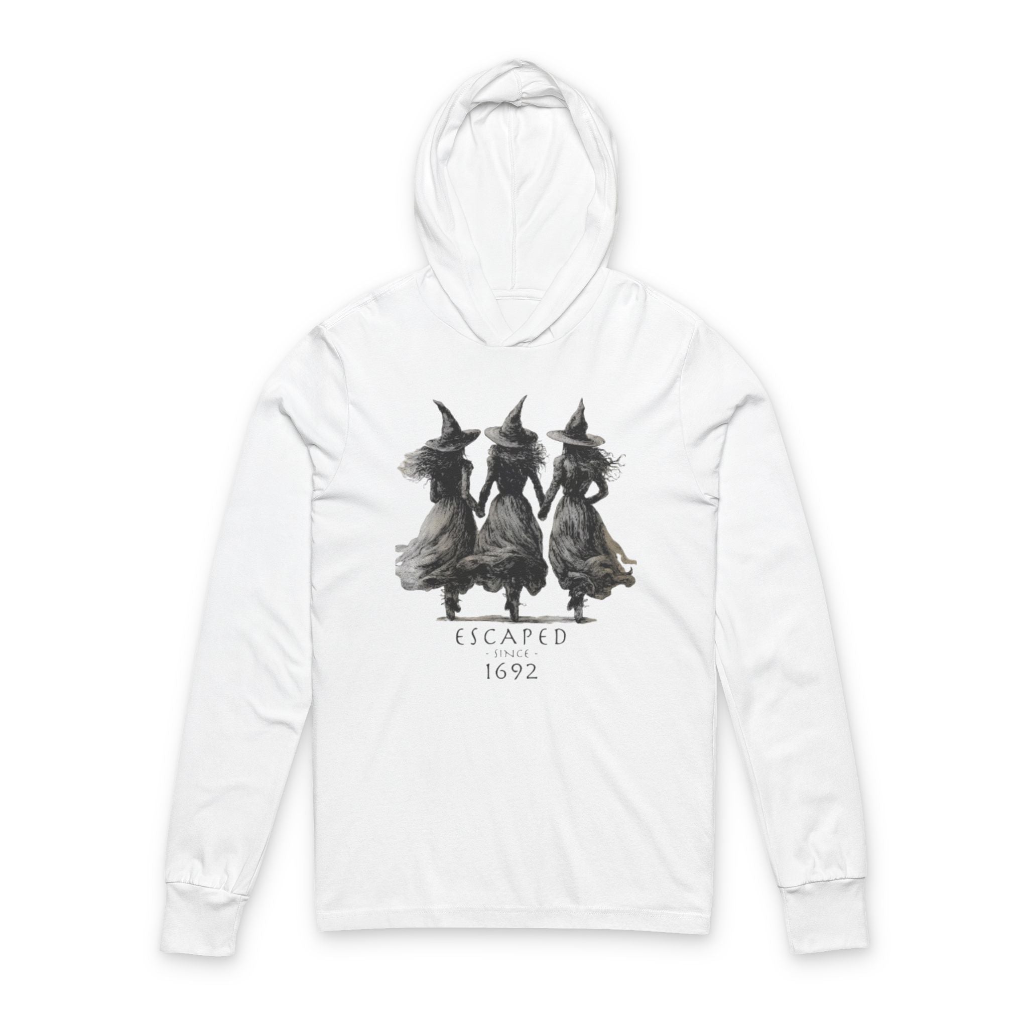 Witch Sisters “Escaped Since 1692” Halloween Hoodie