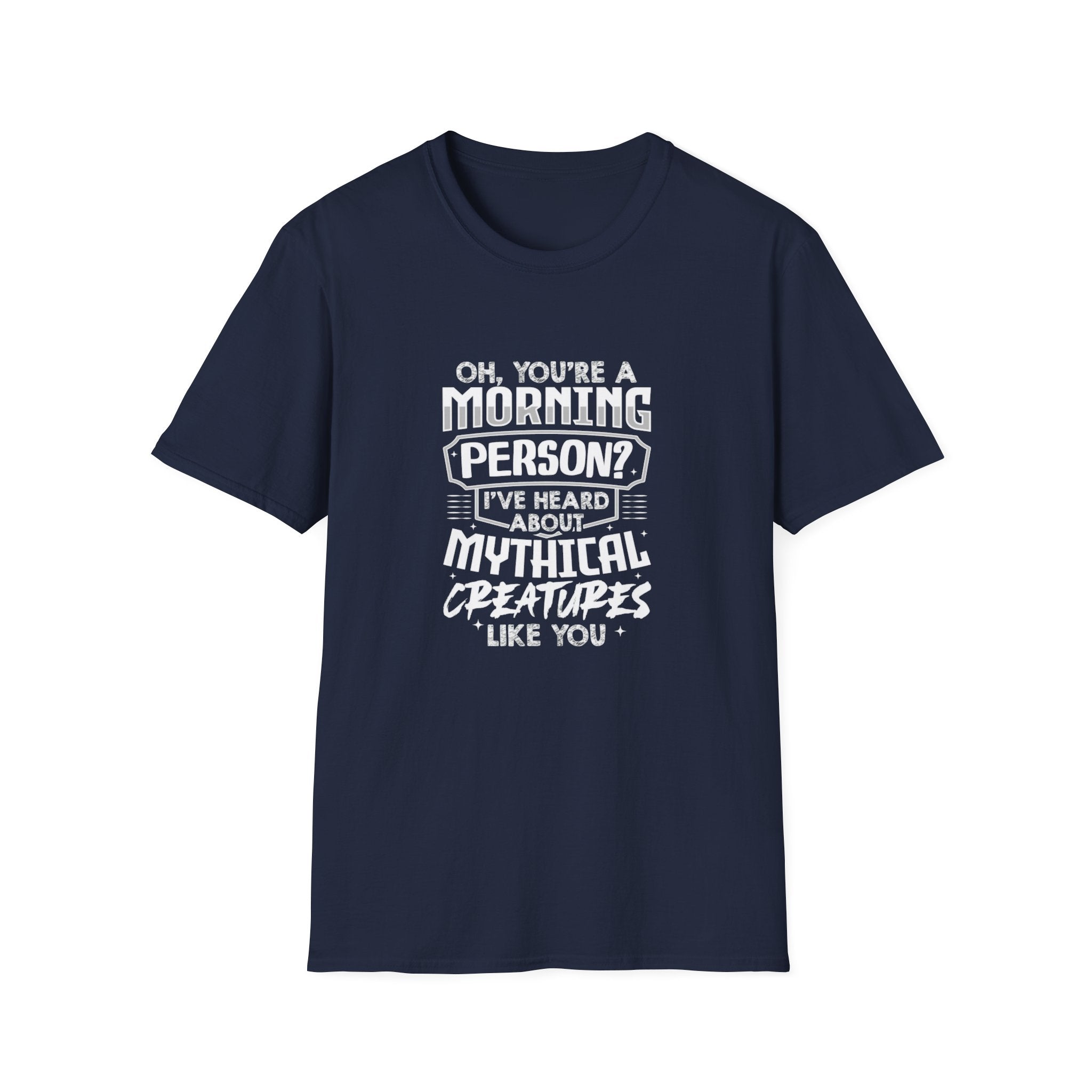 Funny Morning Person T-Shirt – Mythical Creatures Sarcastic Tee