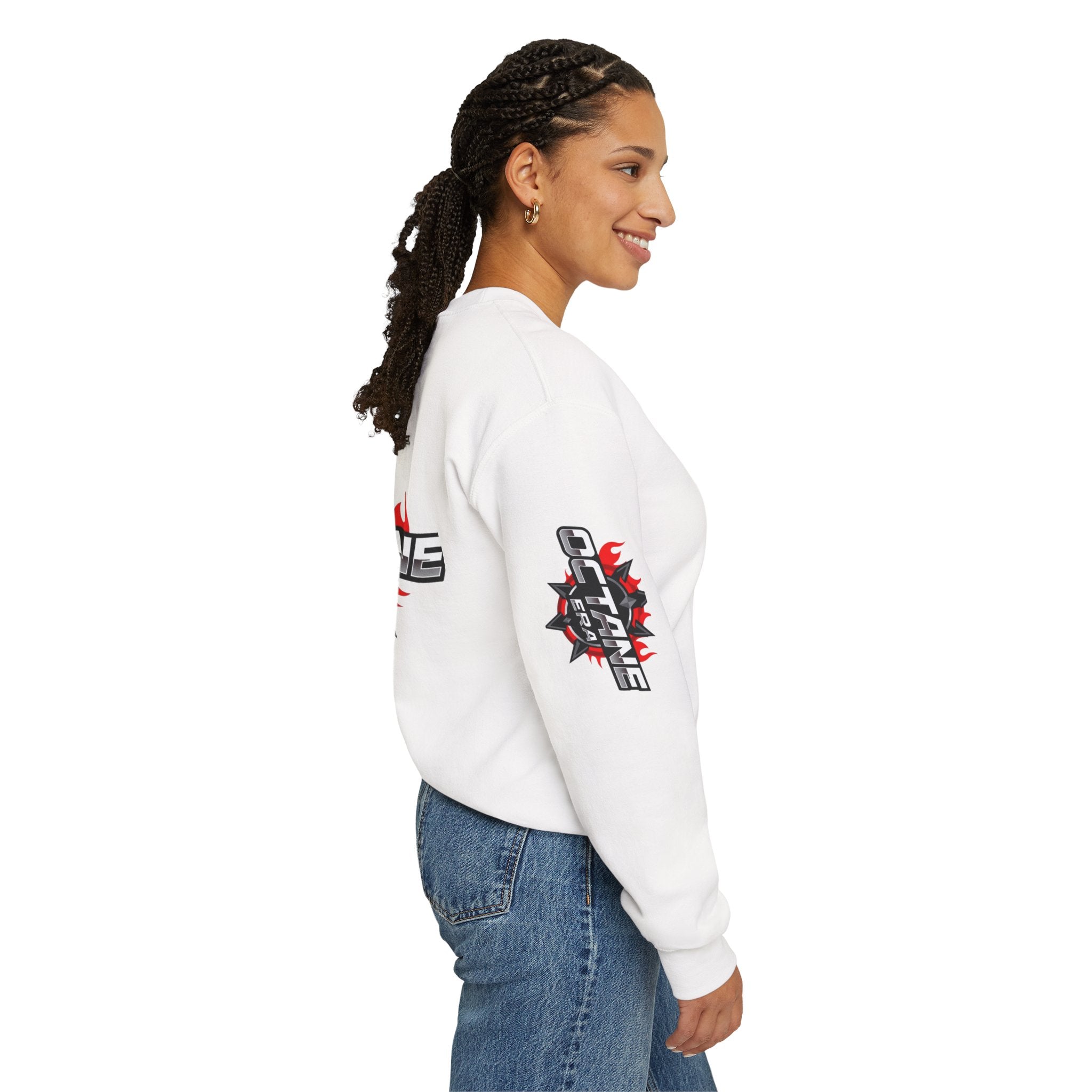 Octane Era Flame Sweatshirt – Streetwear Graphic Crewneck