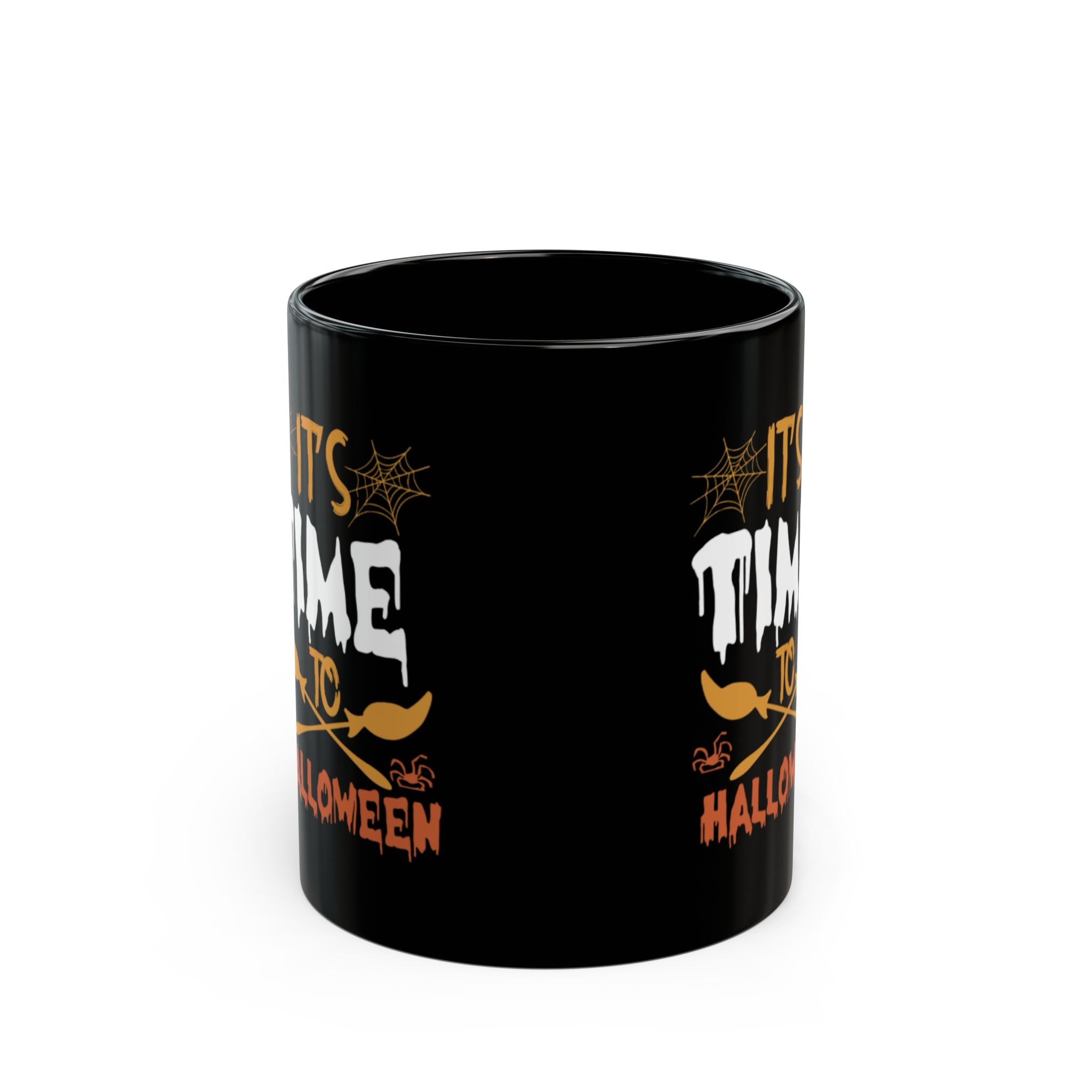 It’s Time to Halloween Mug – Spooky Coffee Cup for Fall