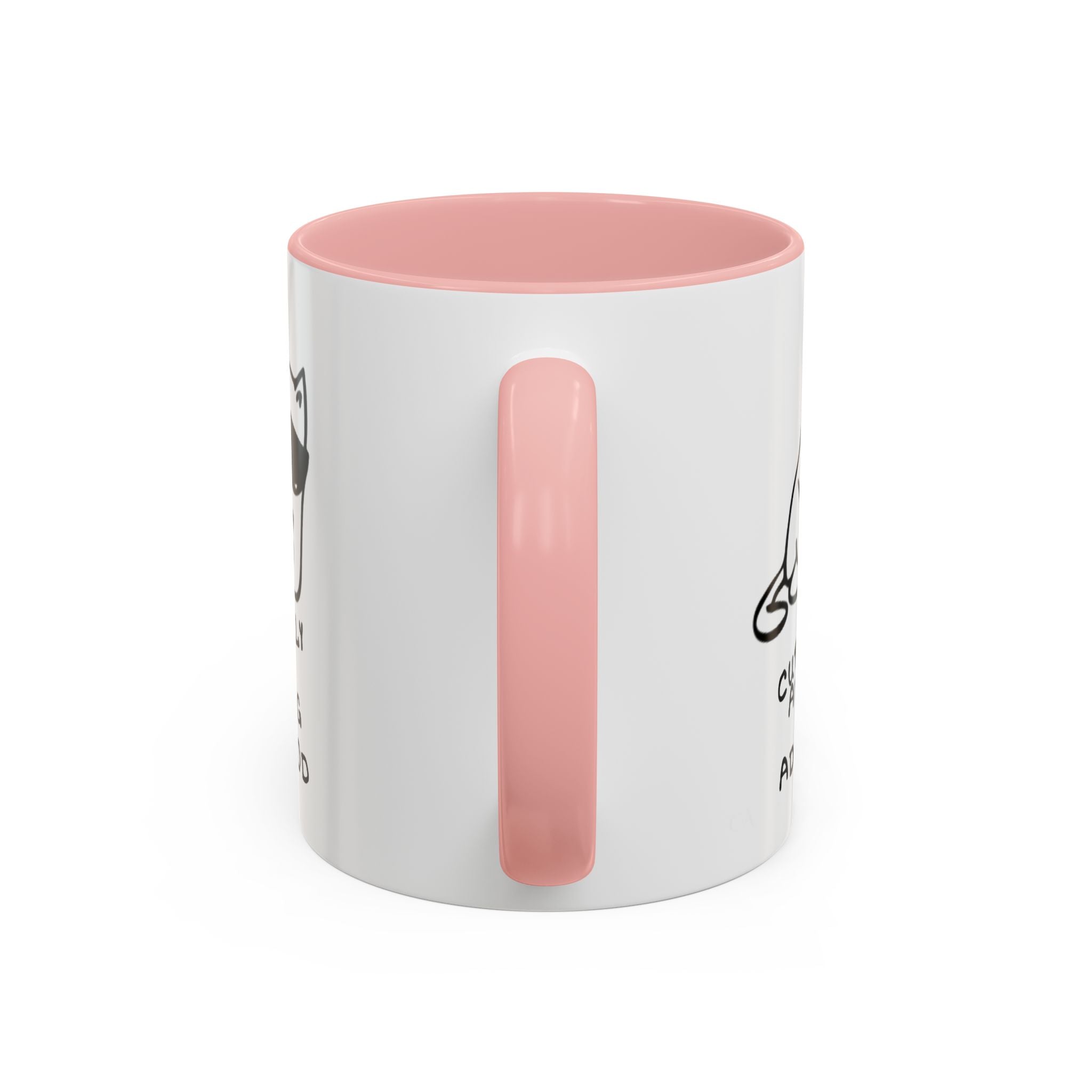 Currently Avoiding Adulthood Cat Mug – Funny Sketch Cartoon Coffee Cup