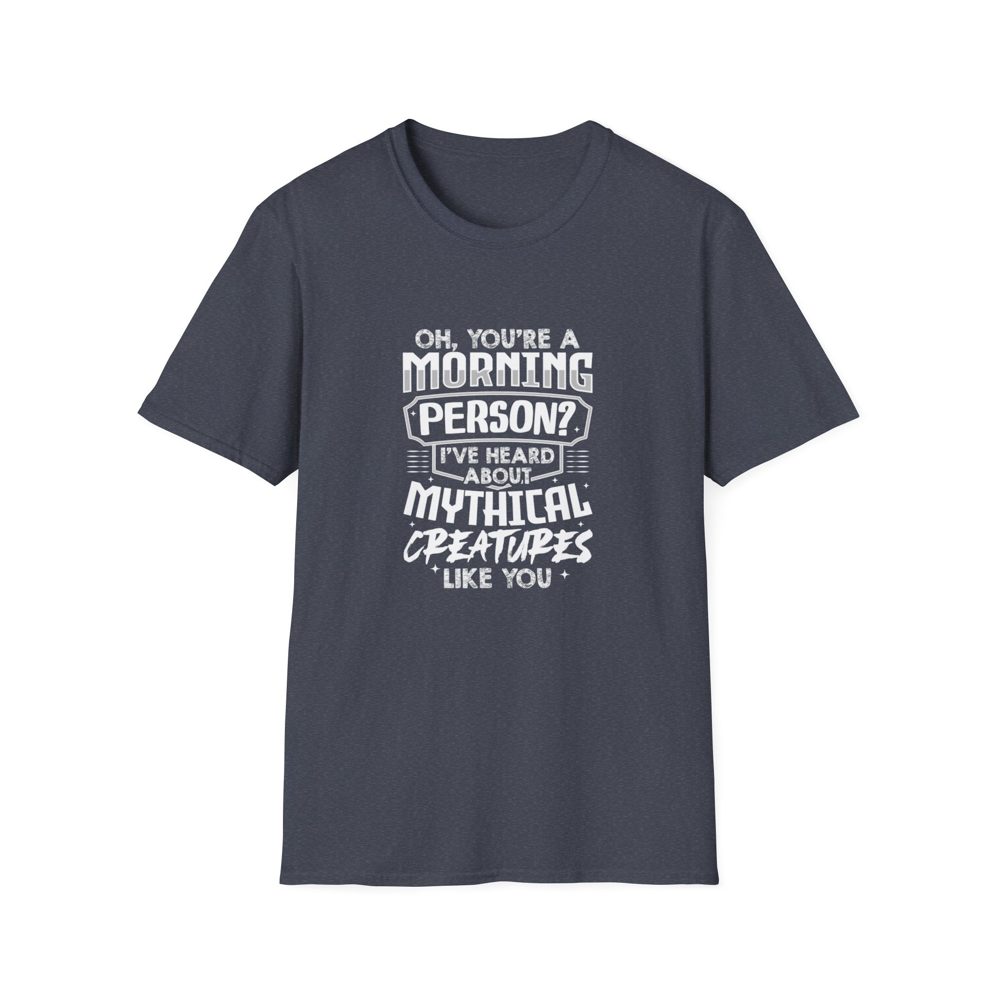 Funny Morning Person T-Shirt – Mythical Creatures Sarcastic Tee
