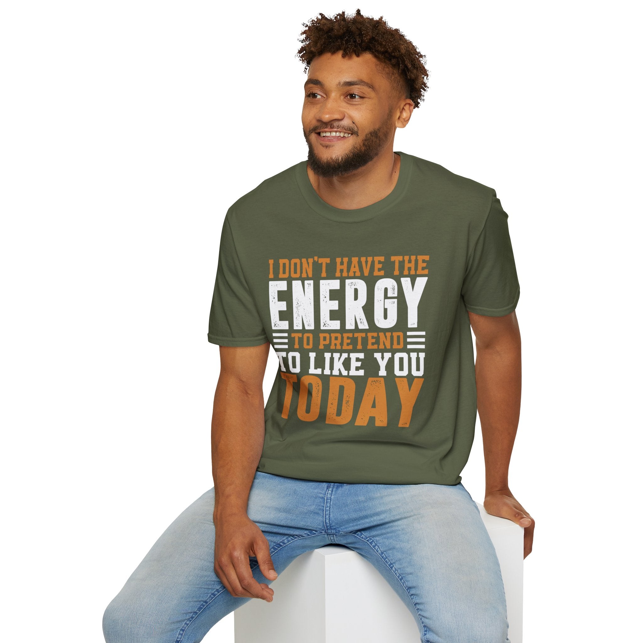 Funny Energy T-Shirt, Unisex Graphic Tee, Casual Humor Apparel, Gift for Friends, Every Day Wear
