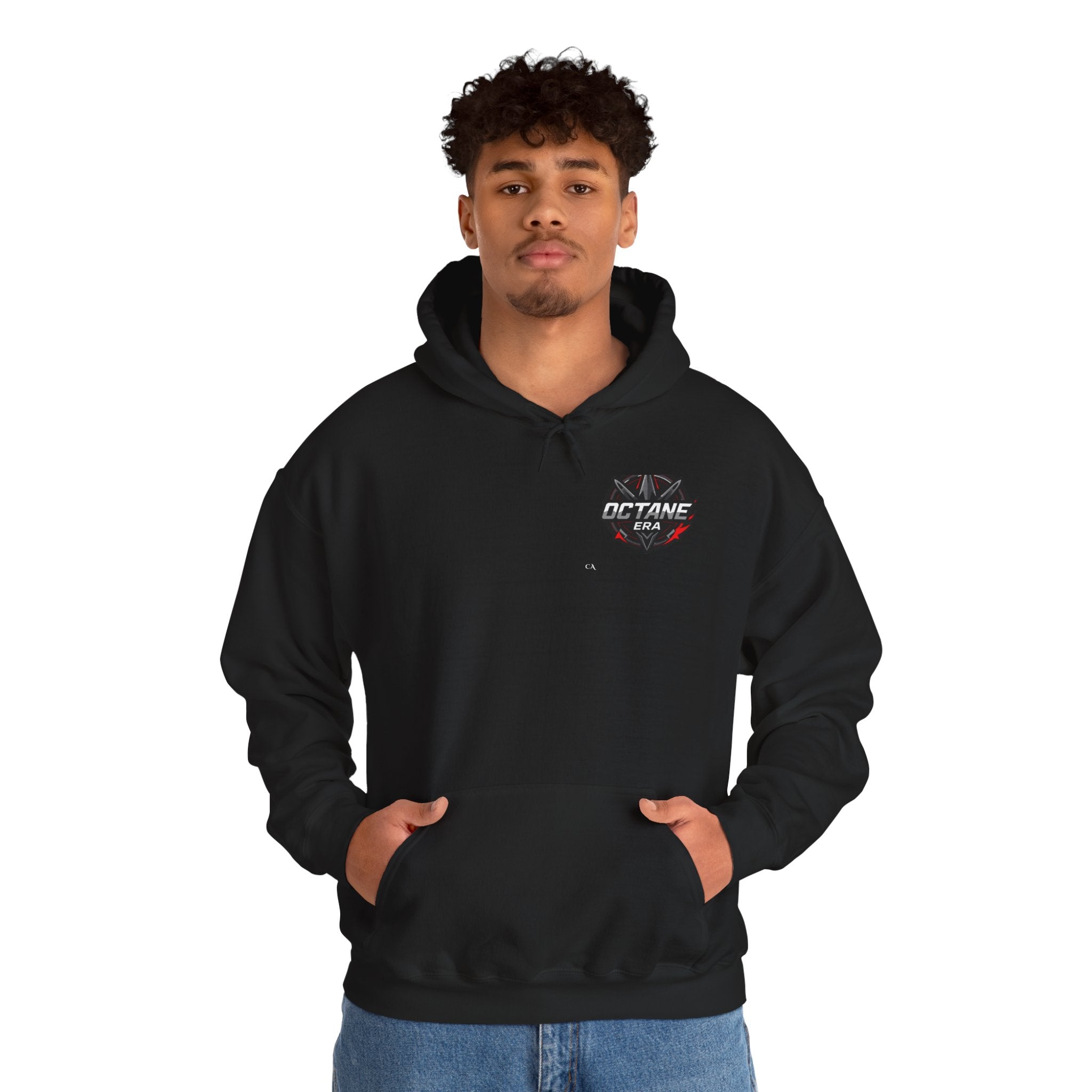Octane Era Unisex Heavy Blend Hoodie | Gaming Sweatshirt, Cool Gift for Gamers, Cozy Style, Everyday Wear, Driving Enthusiast Gift