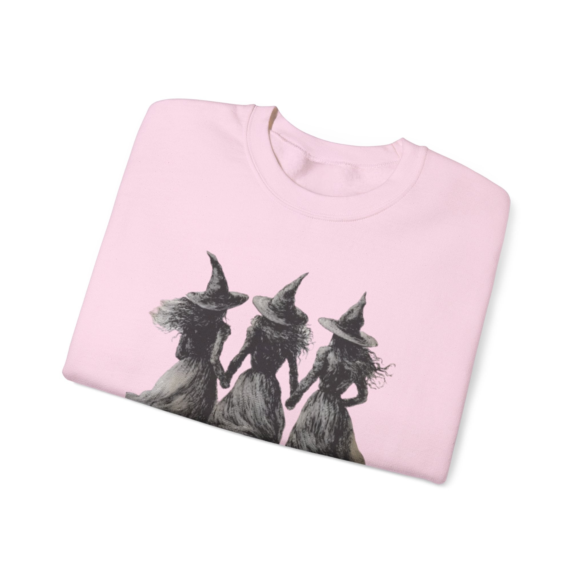 Witch Sisters “Escaped Since 1692” Halloween Sweatshirt