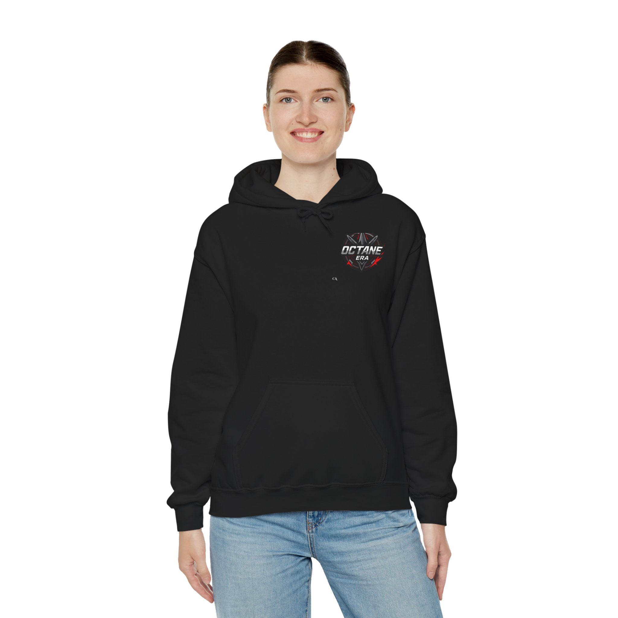 Octane Era Unisex Heavy Blend Hoodie | Gaming Sweatshirt, Cool Gift for Gamers, Cozy Style, Everyday Wear, Driving Enthusiast Gift
