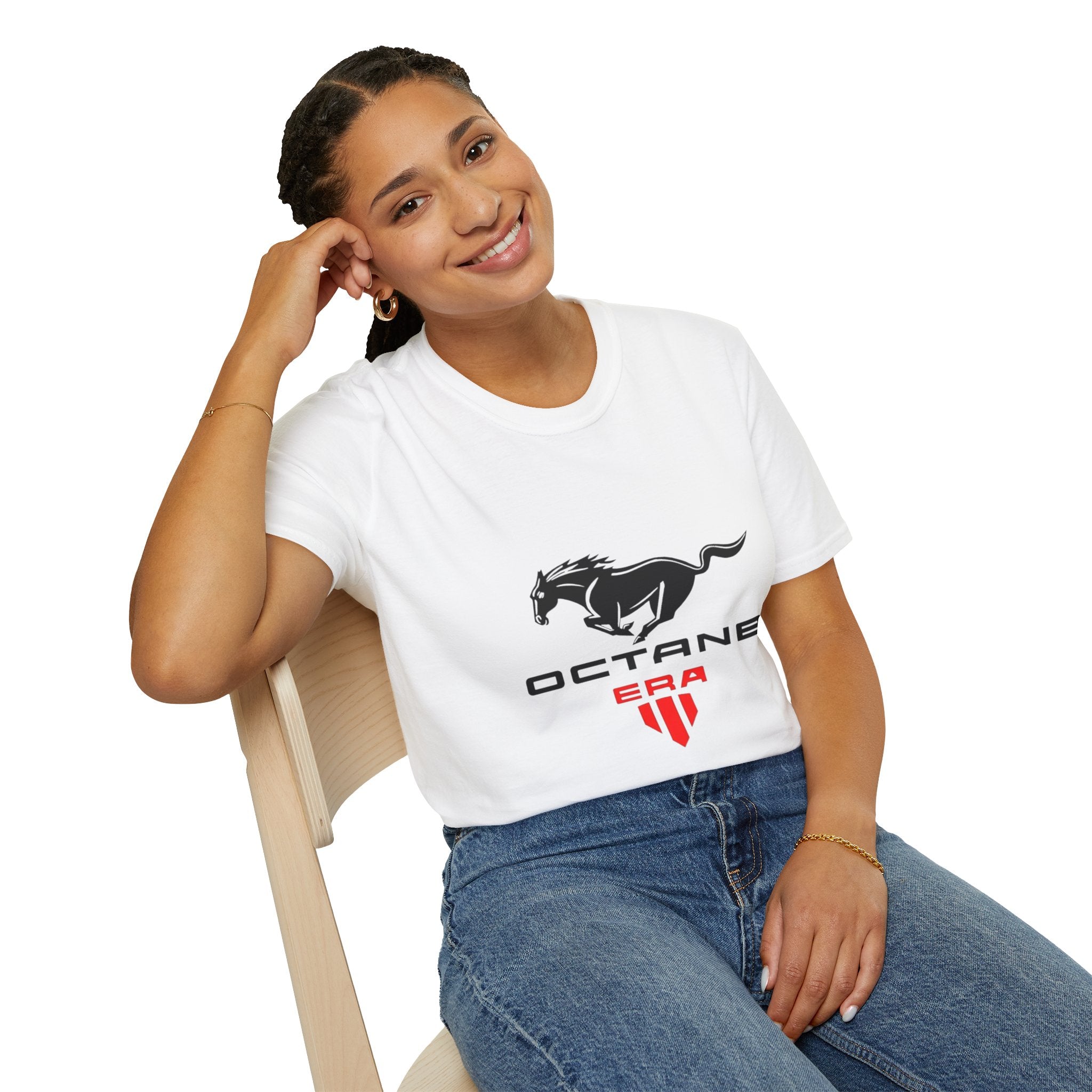 Octane Era Running Horse T-Shirt | Bold Speed Graphic Tee