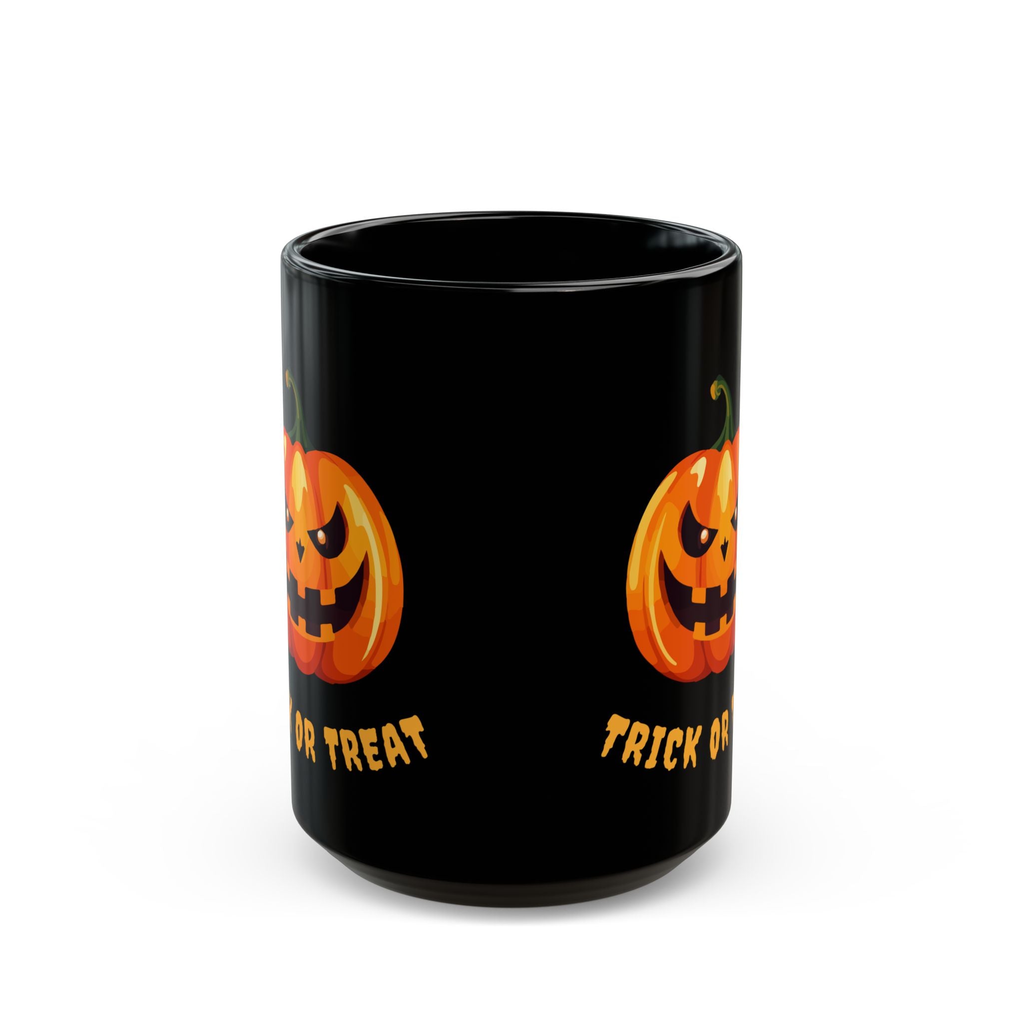 ๐ Trick or Treat Halloween Mug โ Spooky Pumpkin Design