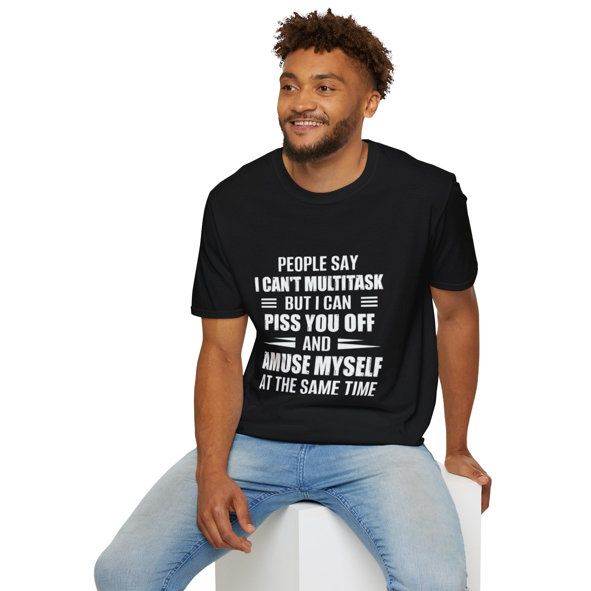 Humorous Unisex T-Shirt: 'People Say I Can’t Multitask...'