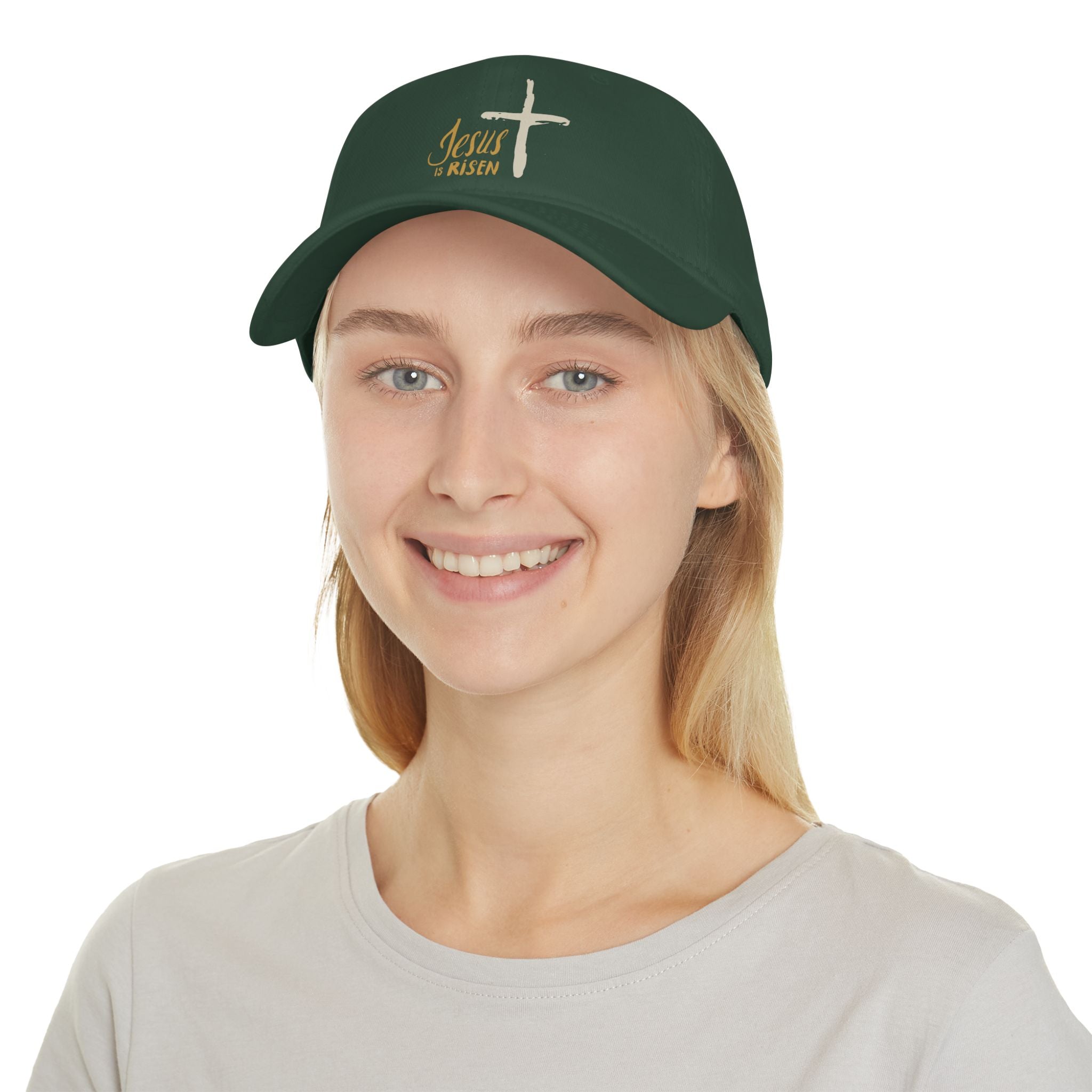 Faith-Inspired Baseball Cap, Christian Hat, Jesus is Risen Cap, Religious Gift, Everyday Faithwear