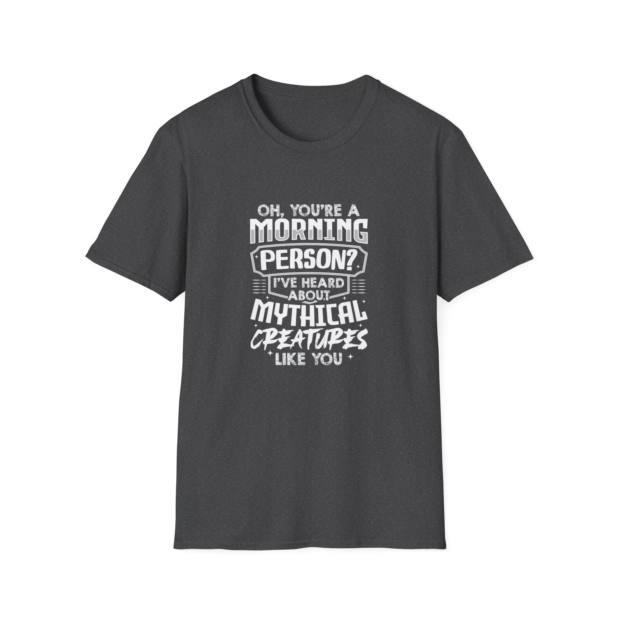Funny Morning Person T-Shirt – Mythical Creatures Sarcastic Tee
