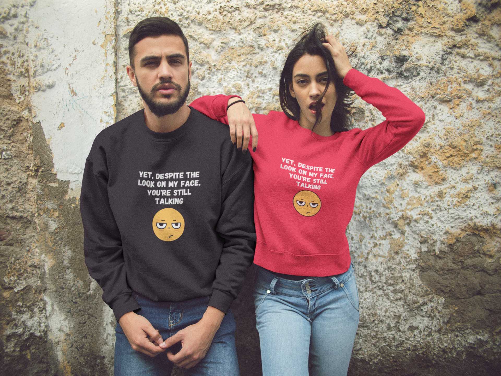 π Still Talking Emoji Sweatshirt β Sarcastic Unisex Crewneck