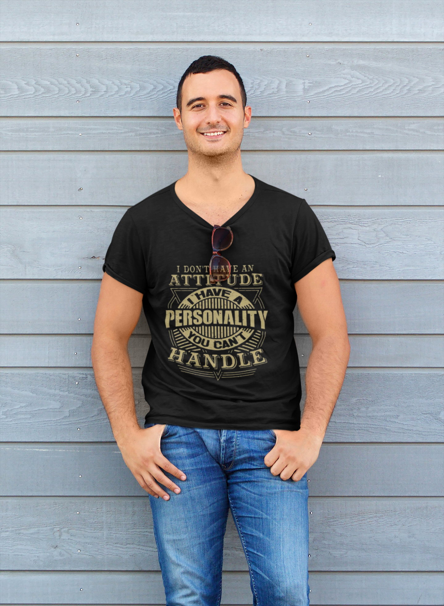 I Don’t Have an Attitude T-Shirt – Bold Sarcastic Graphic Tee