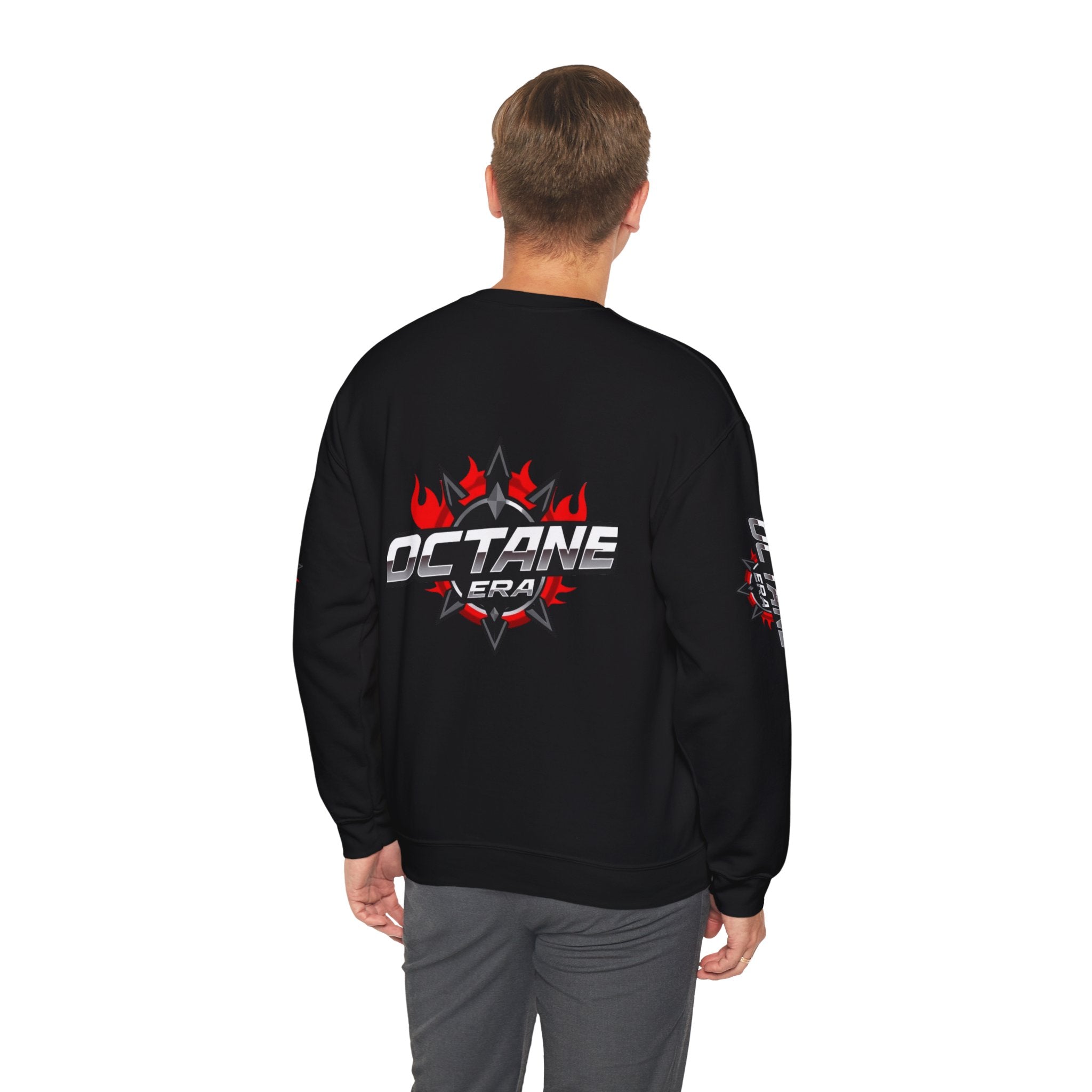 Octane Era Flame Sweatshirt – Streetwear Graphic Crewneck