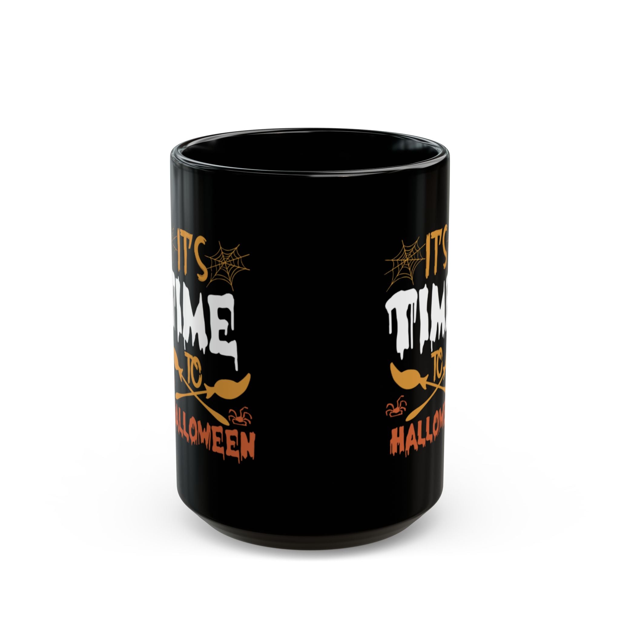 Itโs Time to Halloween Mug โ Spooky Coffee Cup for Fall