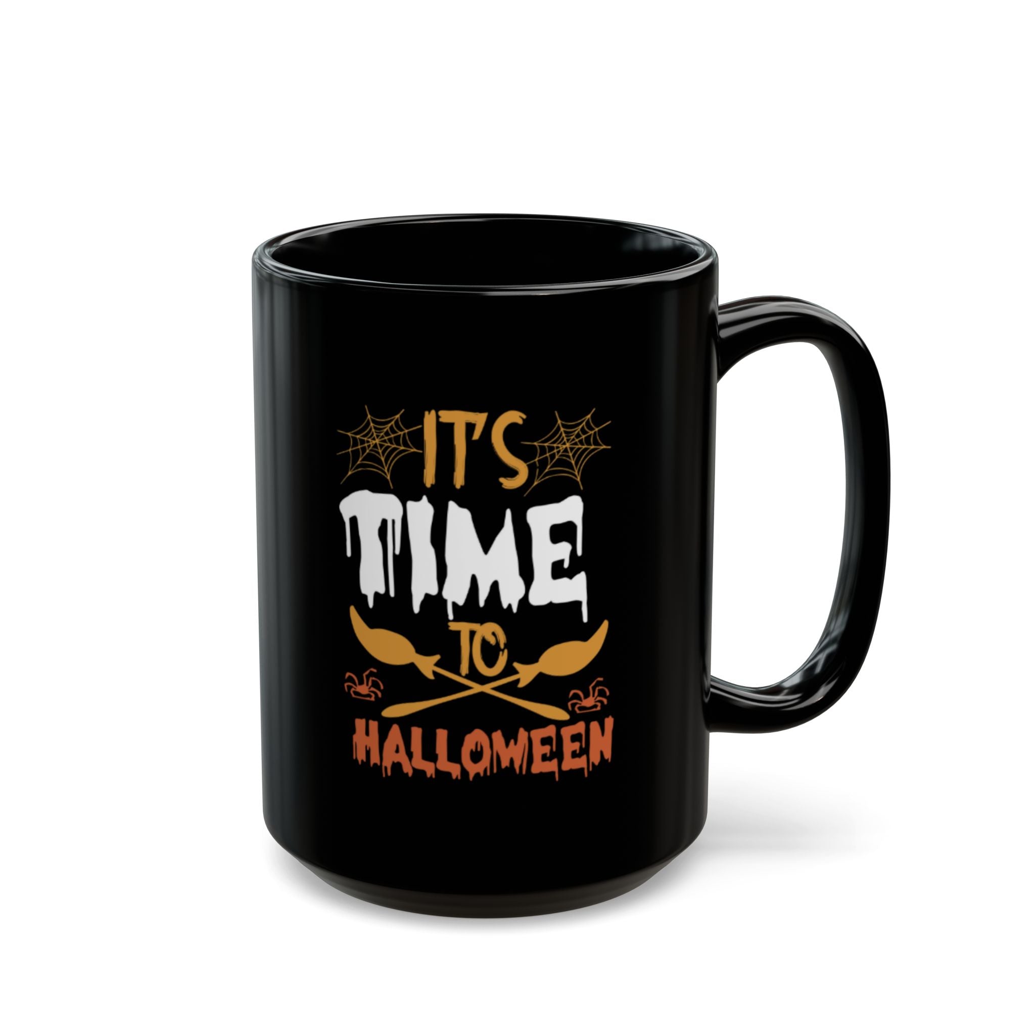 It’s Time to Halloween Mug – Spooky Coffee Cup for Fall