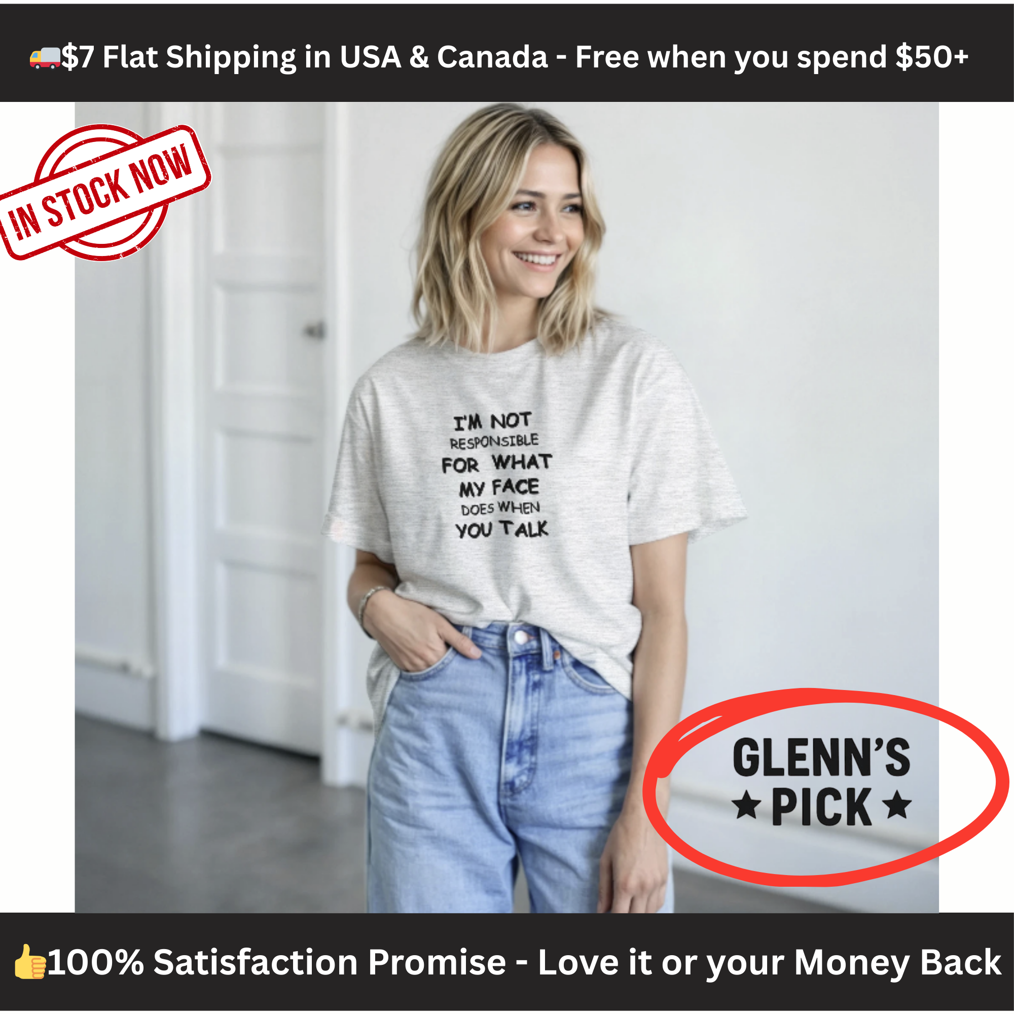 I’m Not Responsible T-Shirt — Light Edition | Gildan® 5000