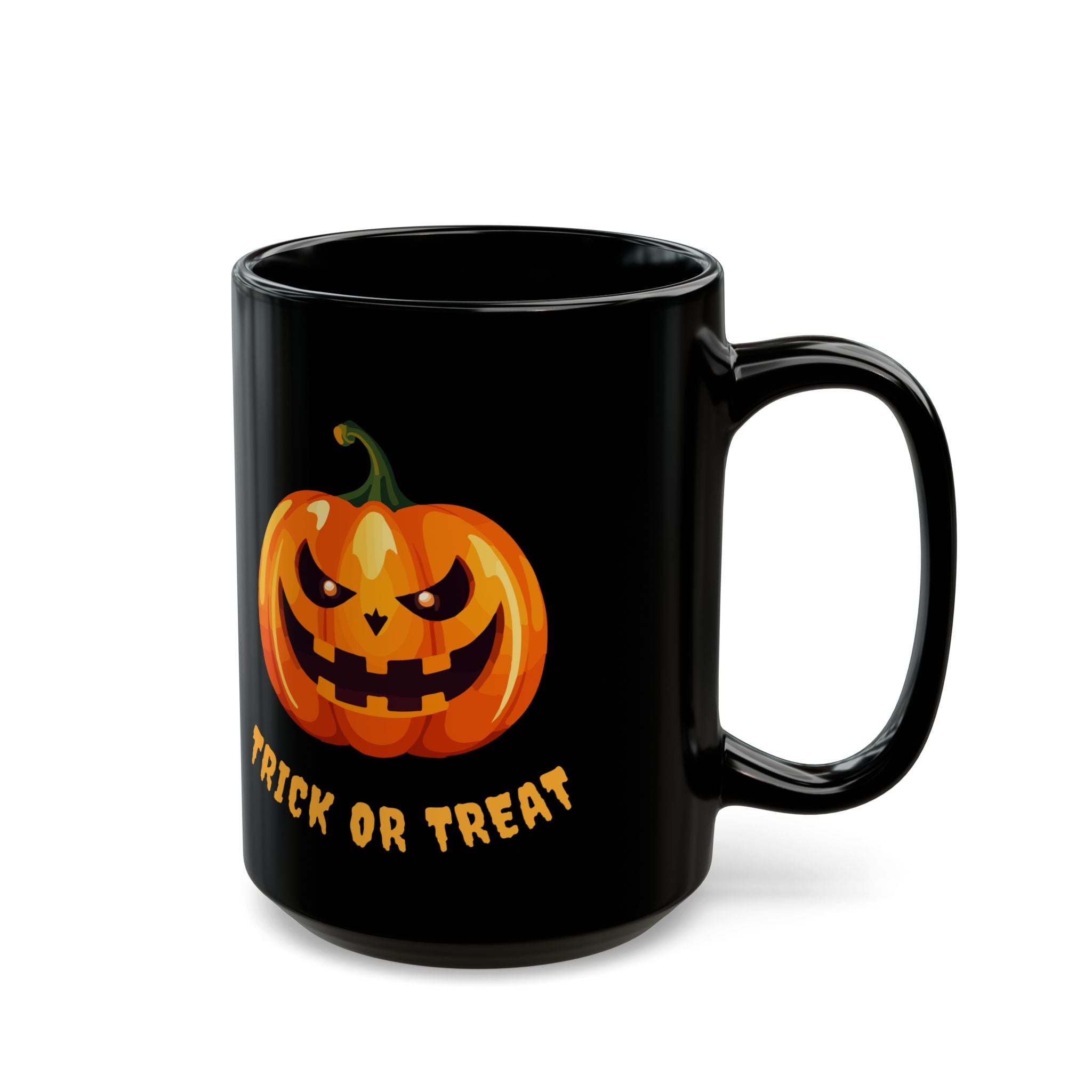 π Trick or Treat Halloween Mug β Spooky Pumpkin Design