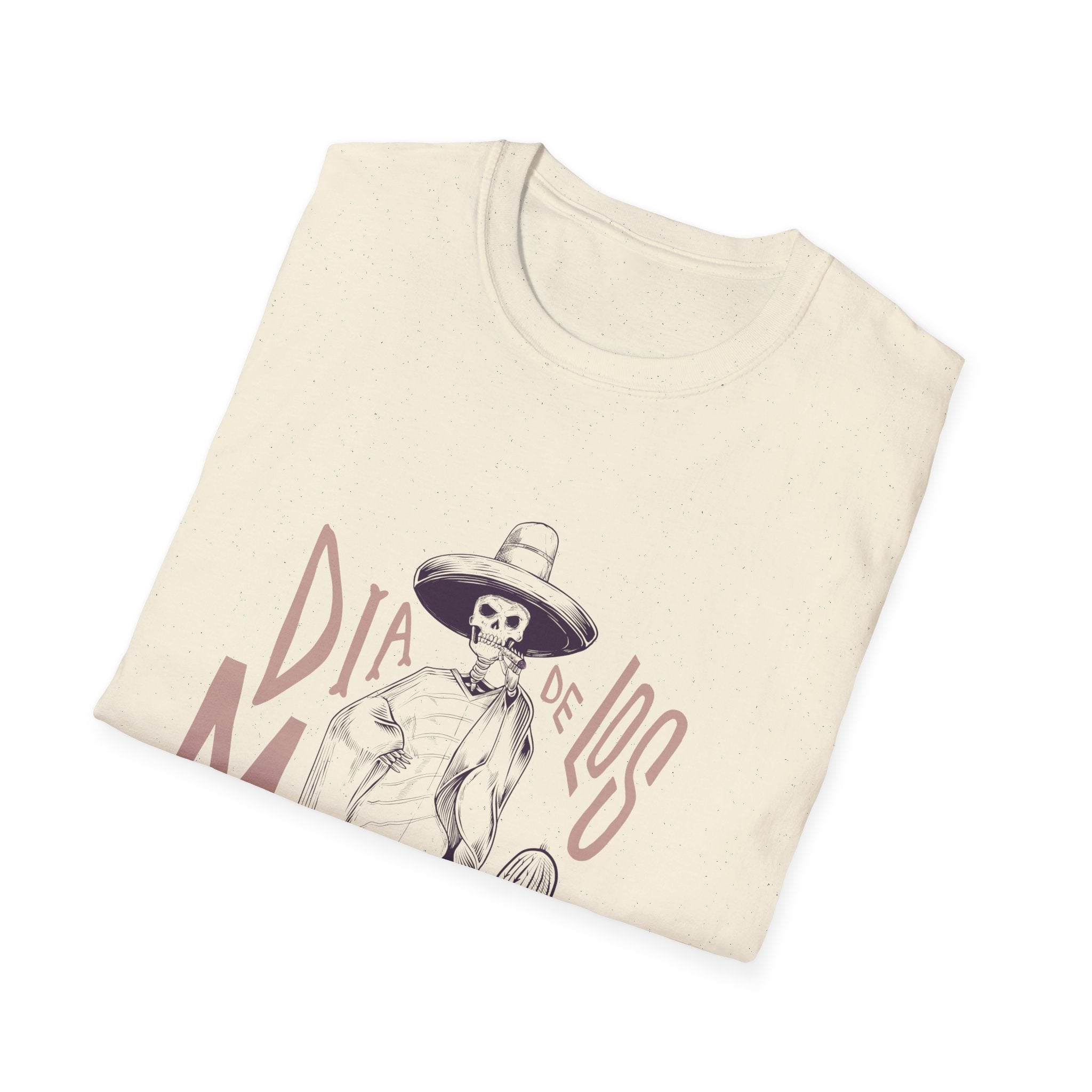 Dia de los Muertos Unisex Softstyle T-Shirt, Halloween Tee, Day of the Dead Shirt, Graphic Tee, Festival Apparel, Gift for Her