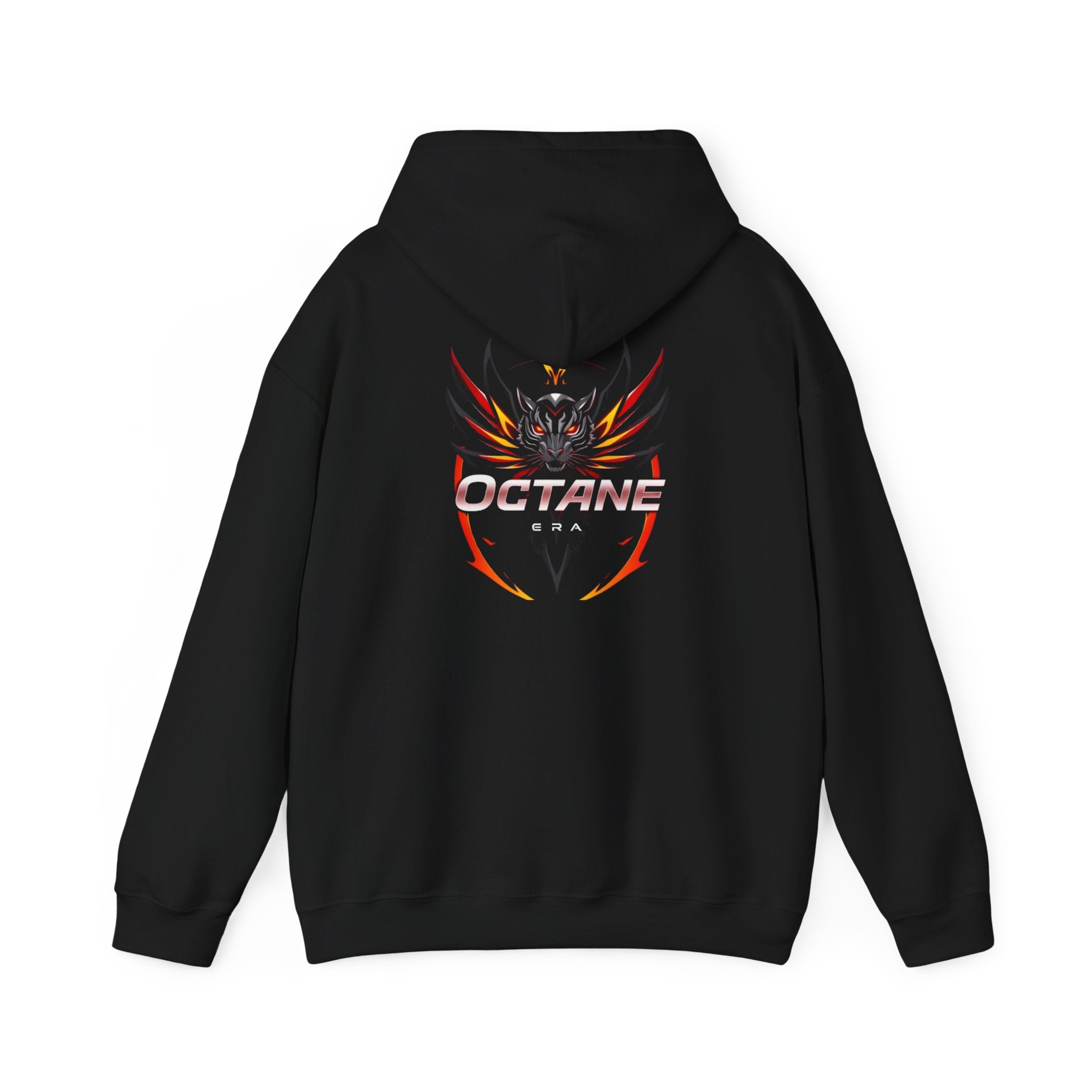 Octane Era Black Hoodie – Double Print Design, Same Price