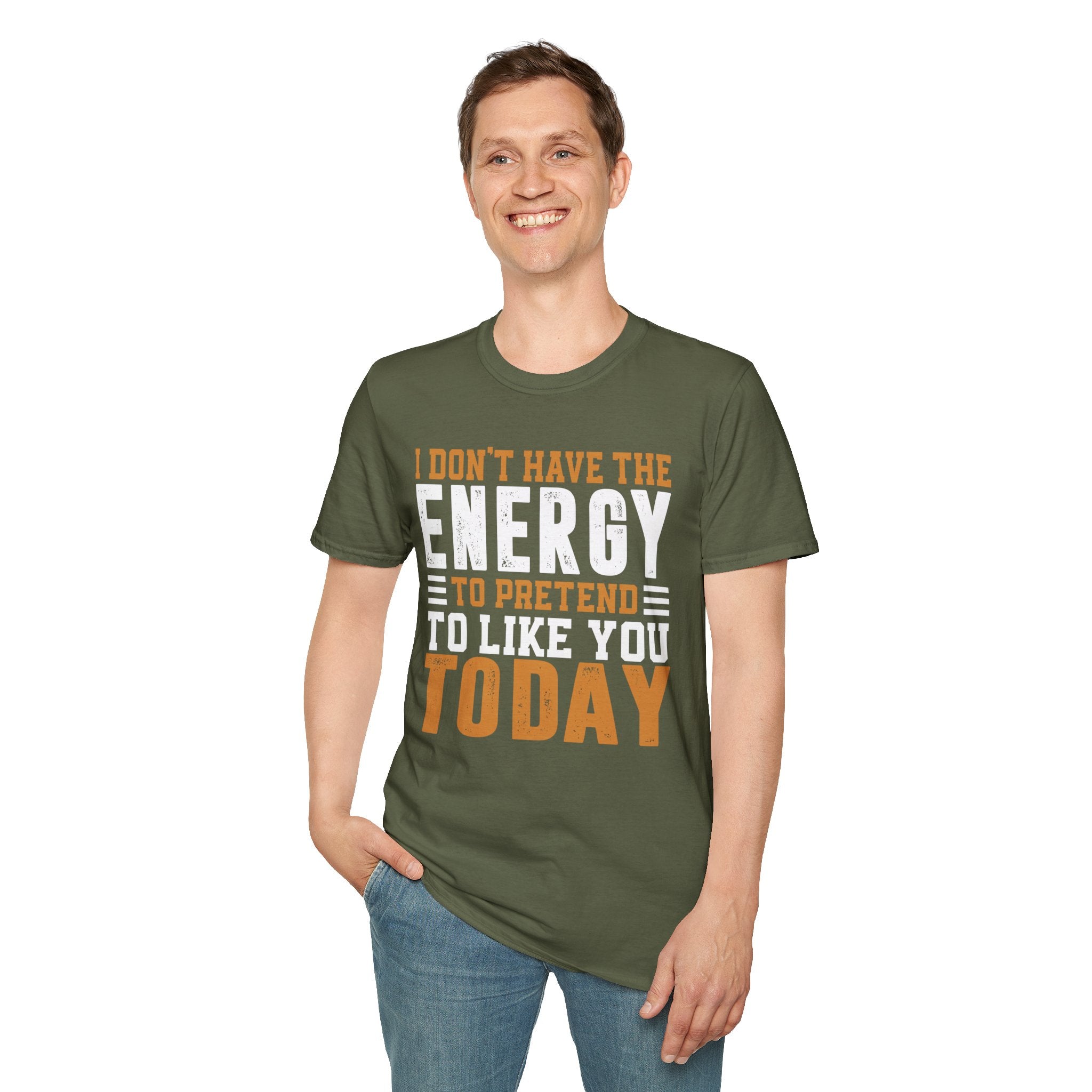 Funny Energy T-Shirt, Unisex Graphic Tee, Casual Humor Apparel, Gift for Friends, Every Day Wear