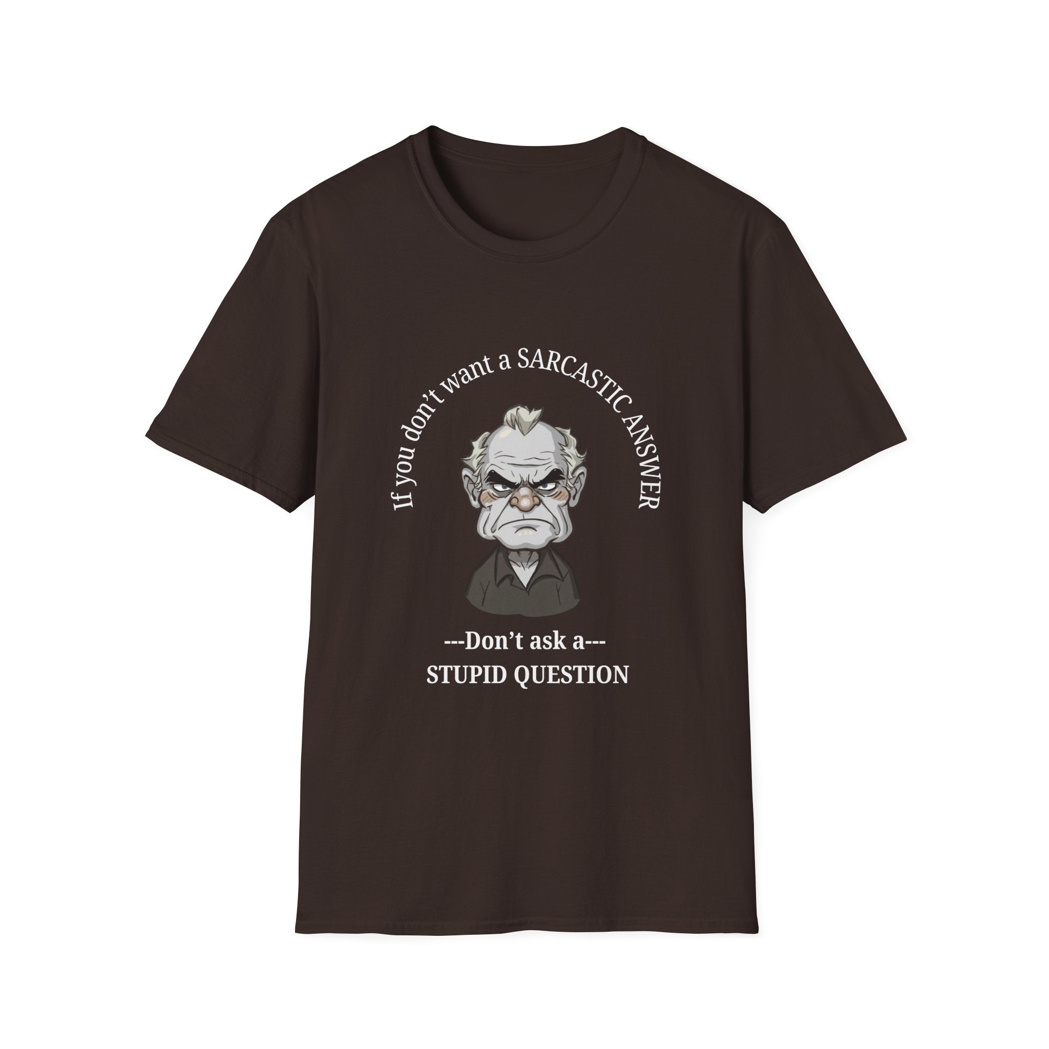 Sarcastic Answer Tee (Dark)