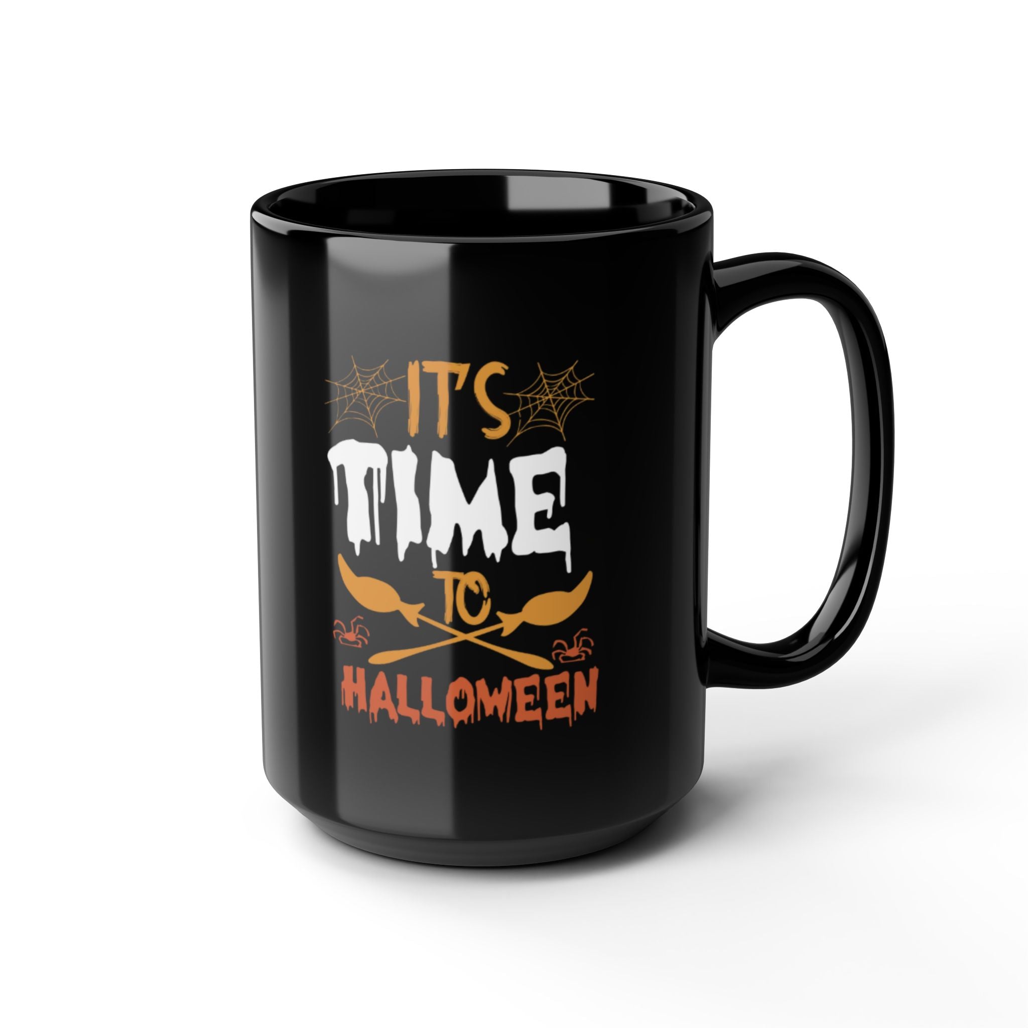 It’s Time to Halloween Mug – Spooky Coffee Cup for Fall