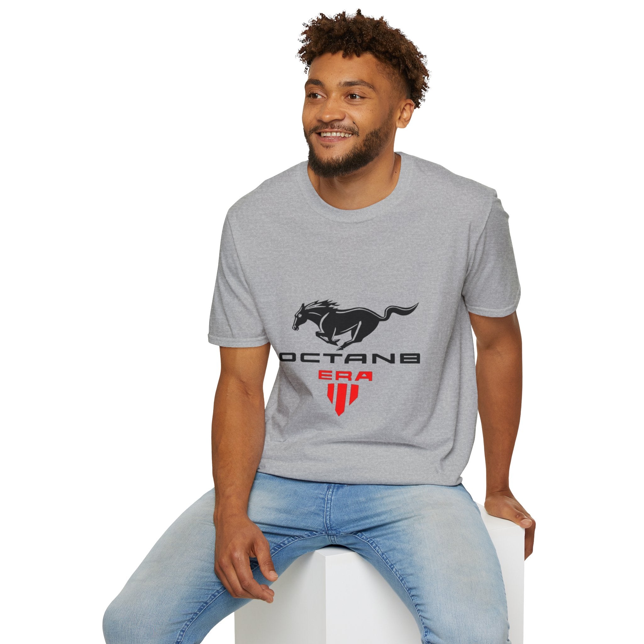 Octane Era Running Horse T-Shirt | Bold Speed Graphic Tee
