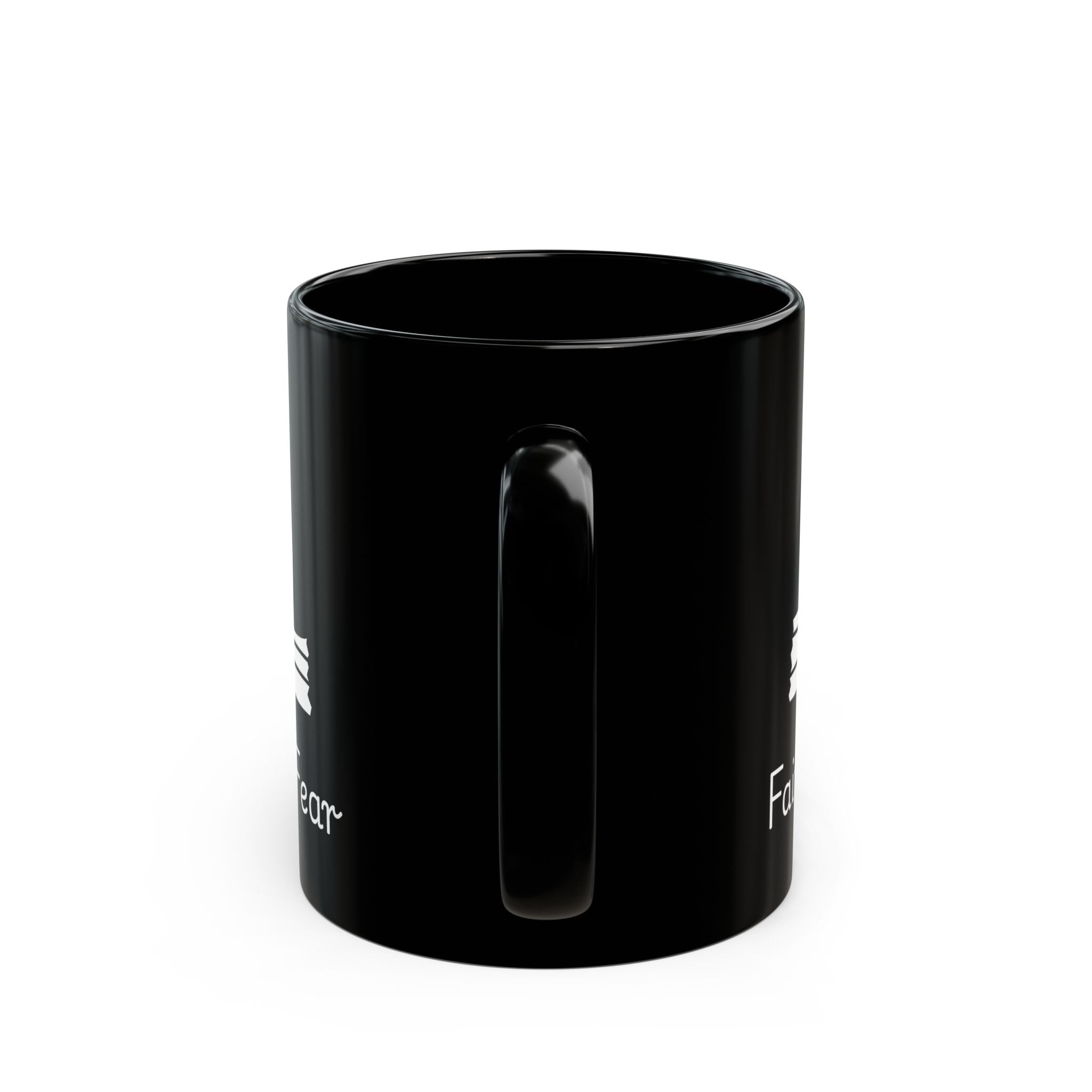 Faith Over Fear – Christian Black Coffee Mug