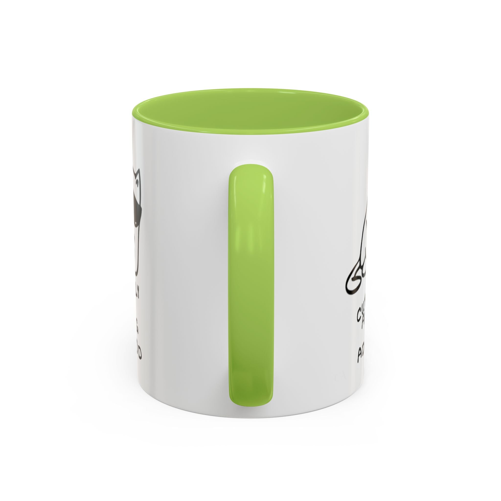 Currently Avoiding Adulthood Cat Mug – Funny Sketch Cartoon Coffee Cup