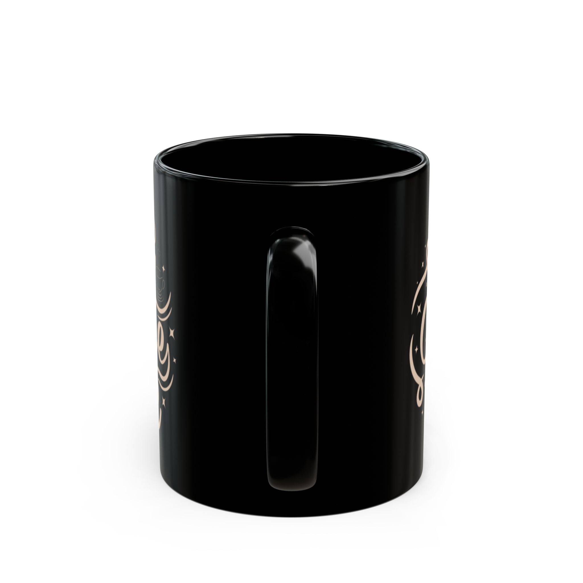 It’s Coffee Time Mug – Black Ceramic, 11oz / 15oz