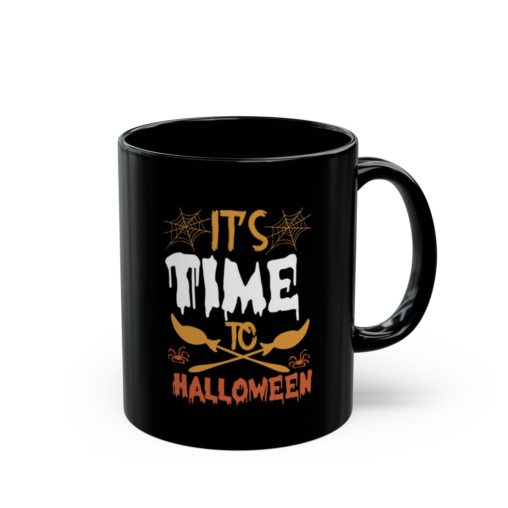 It’s Time to Halloween Mug – Spooky Coffee Cup for Fall