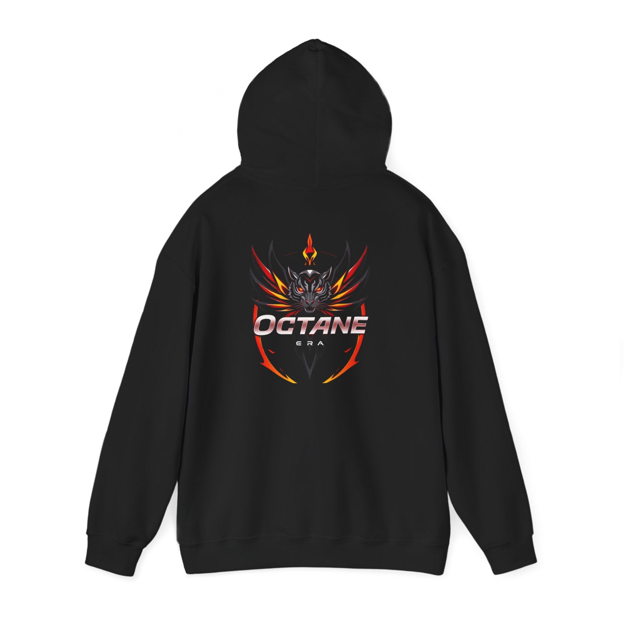 Octane Era Black Hoodie β Double Print Design, Same Price
