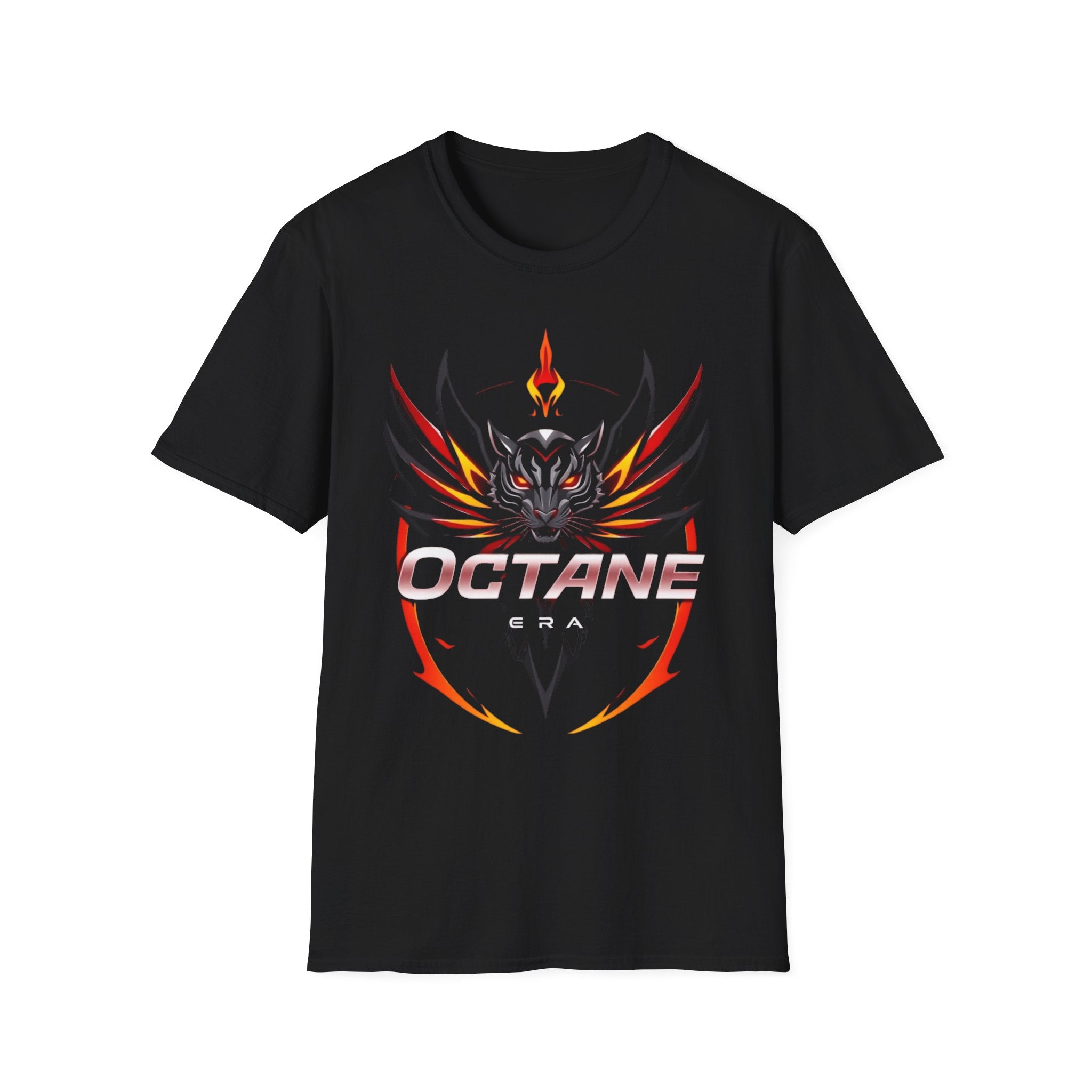 Octane Era Flame Graphic Tee – Black Edition