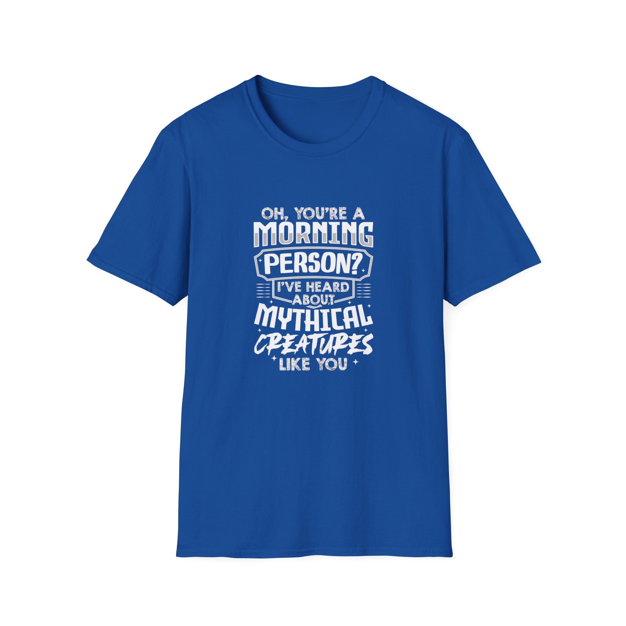 Funny Morning Person T-Shirt – Mythical Creatures Sarcastic Tee