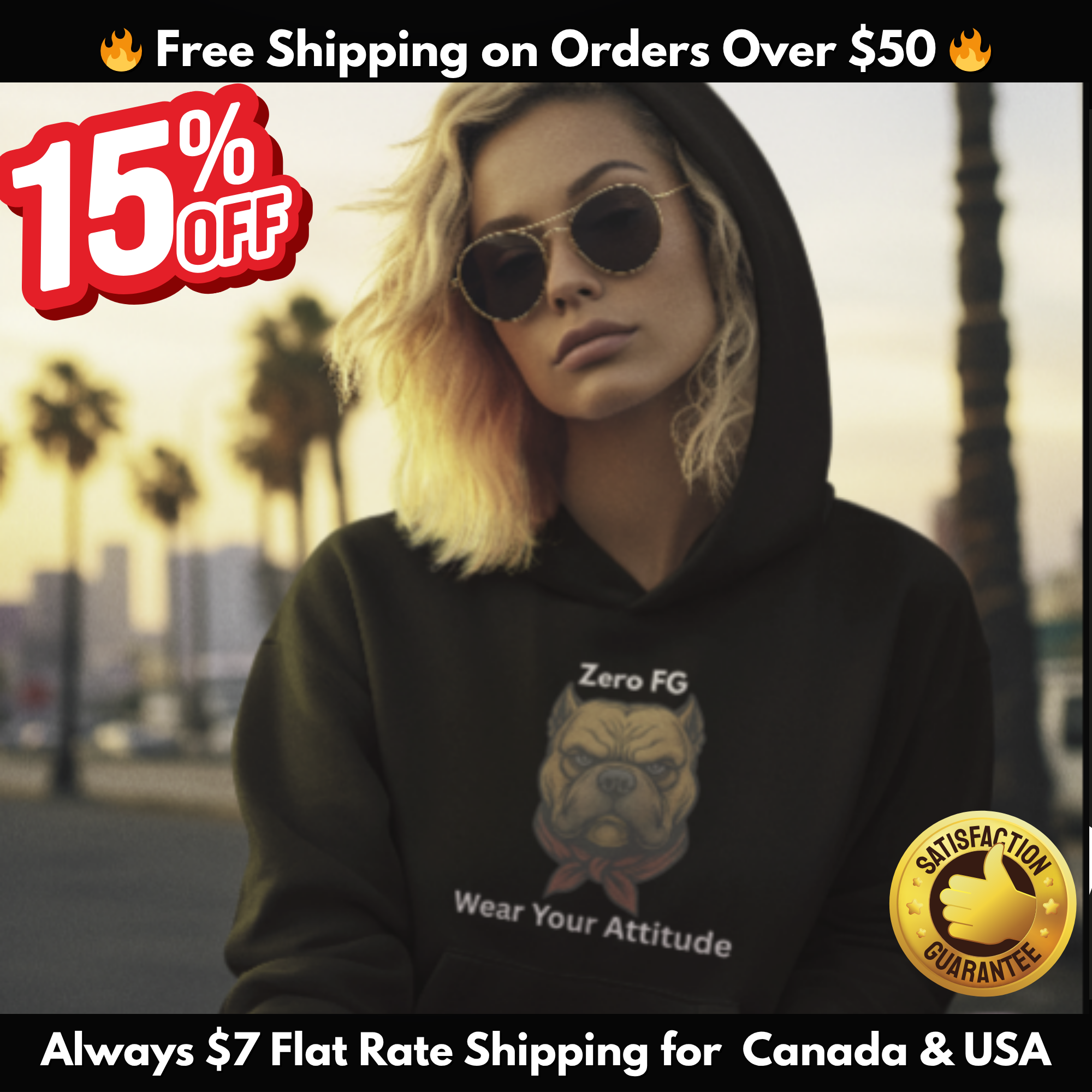 Zero FG Diesel Logo Hoodie | Wear Your Attitude Collection| Gildan® 18500