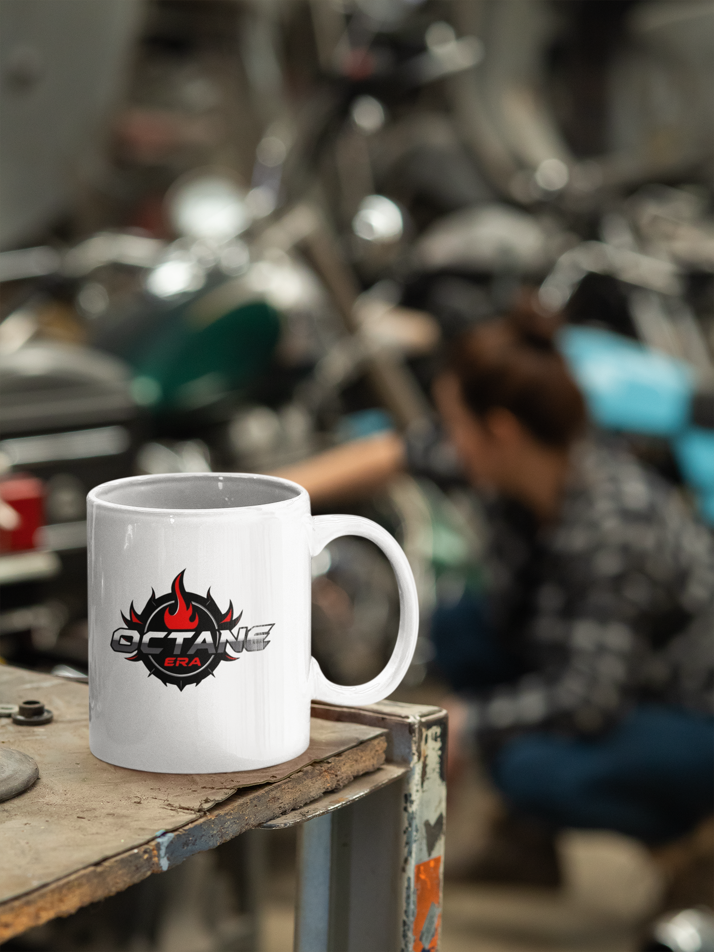 Octane Era Ceramic Mug, (11oz, 15oz)