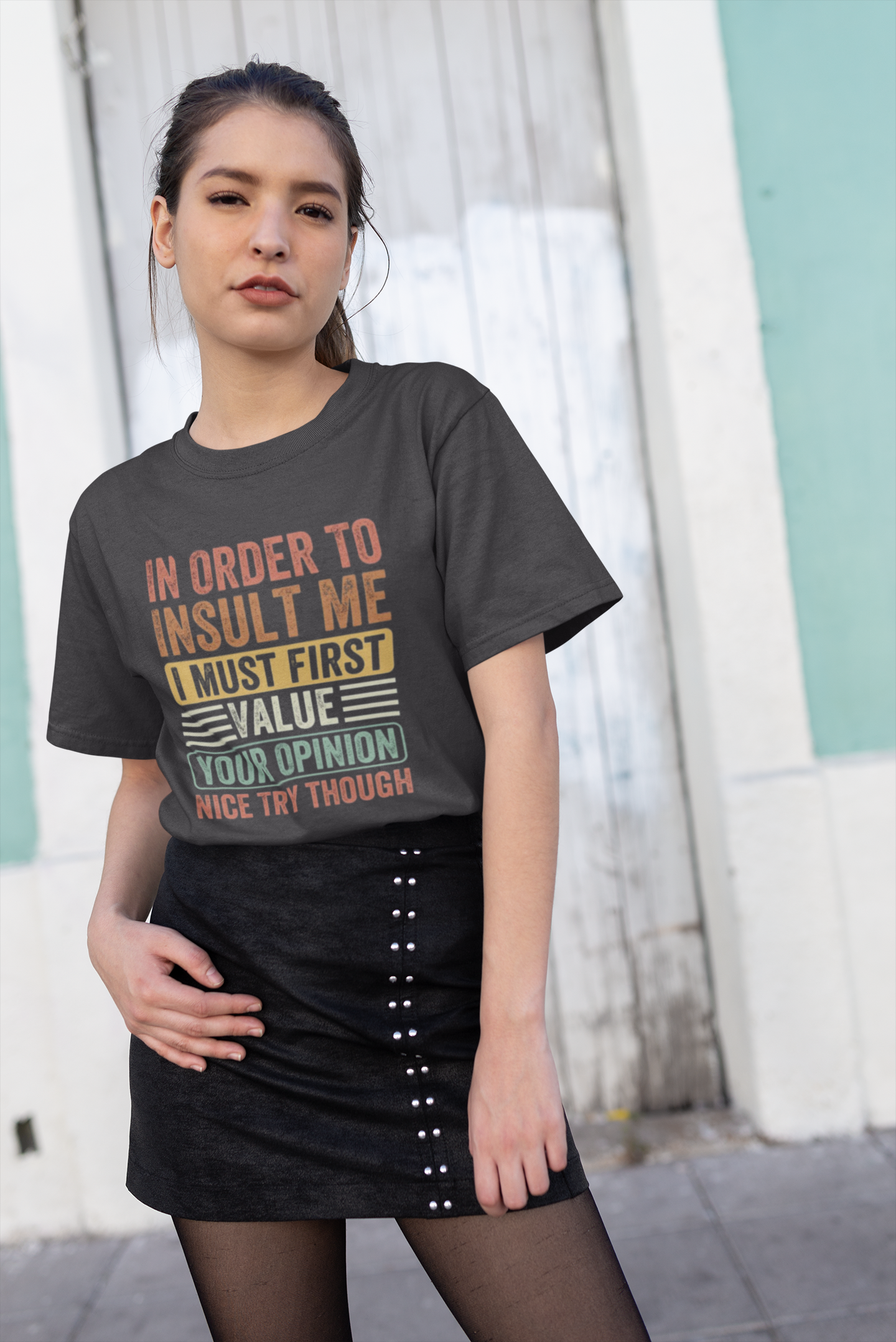 Sarcastic Opinion T-Shirt – Funny Graphic Tee for Men and Women