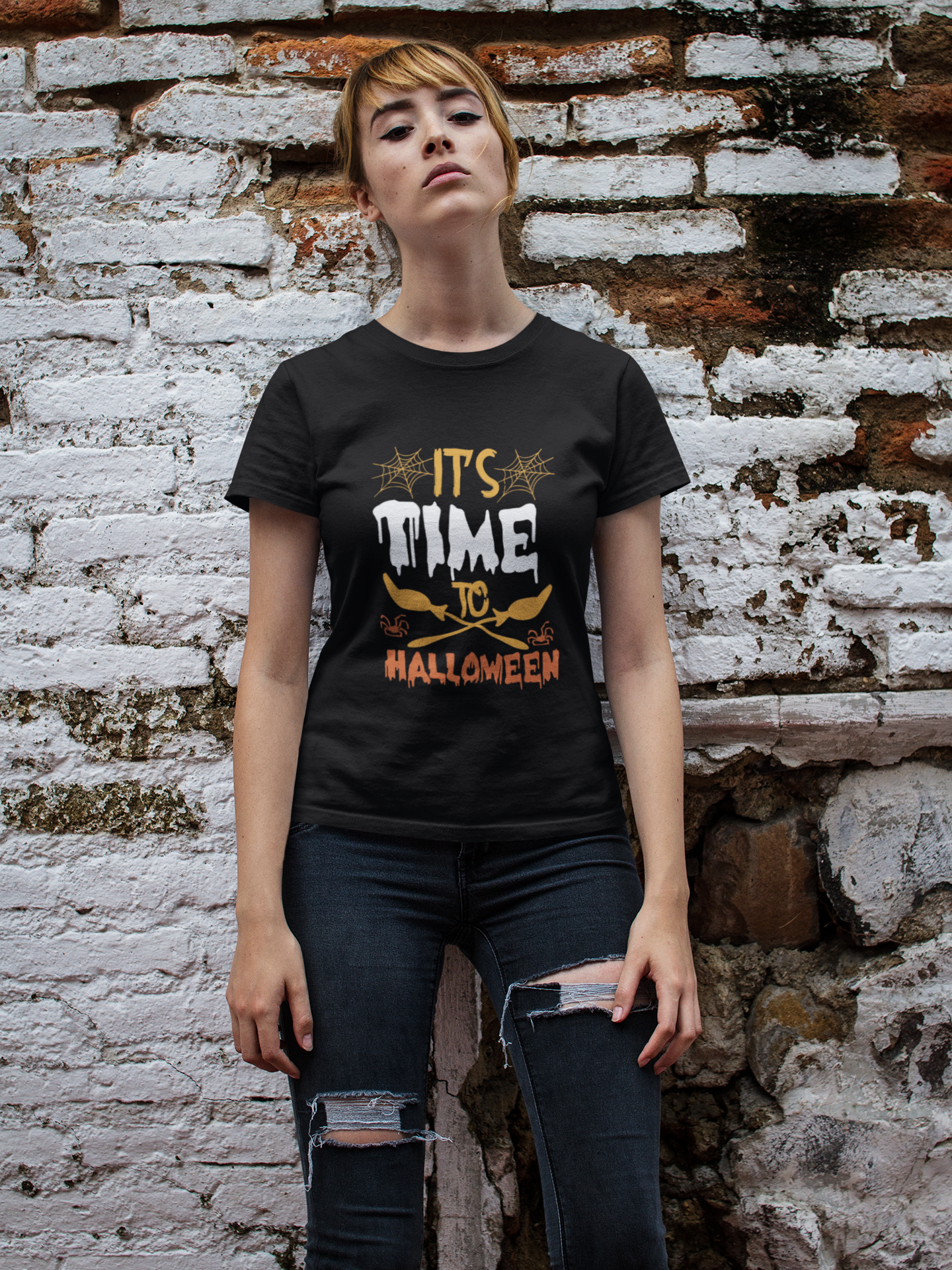 It’s Time to Halloween T-Shirt – Spooky Seasonal Graphic Tee