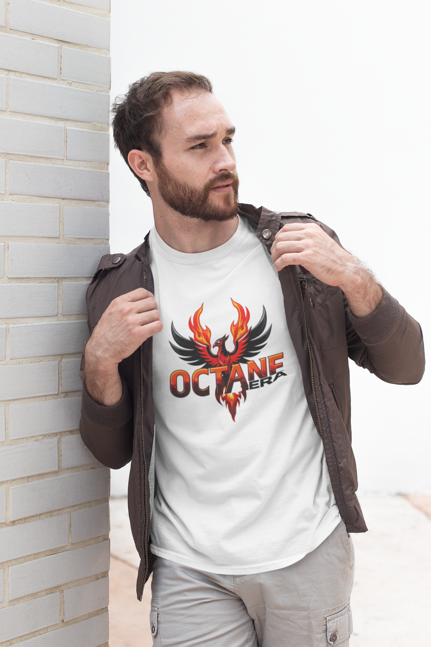 Octane Era Phoenix T-Shirt | Bold Flame Graphic Tee