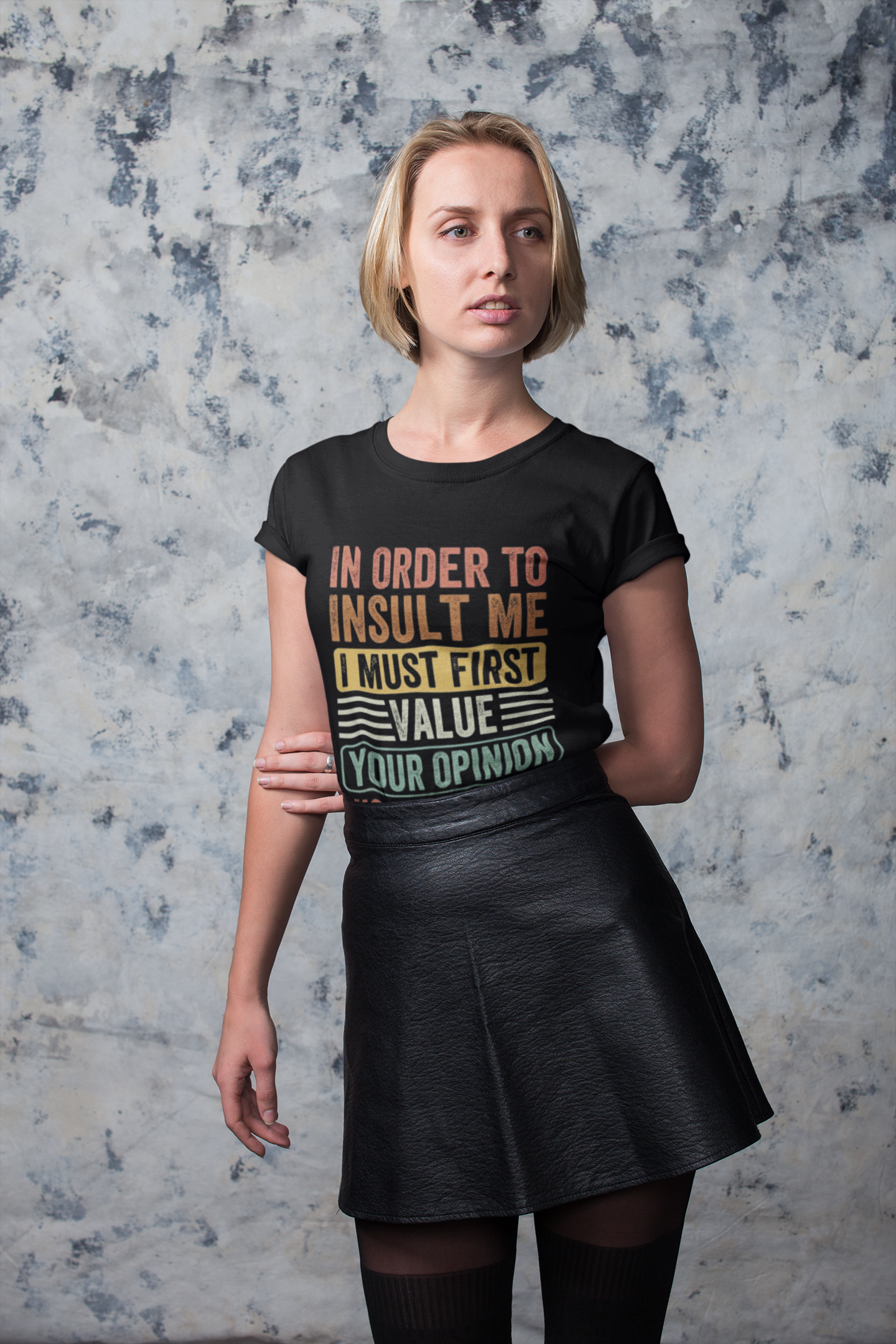 Sarcastic Opinion T-Shirt – Funny Graphic Tee for Men and Women