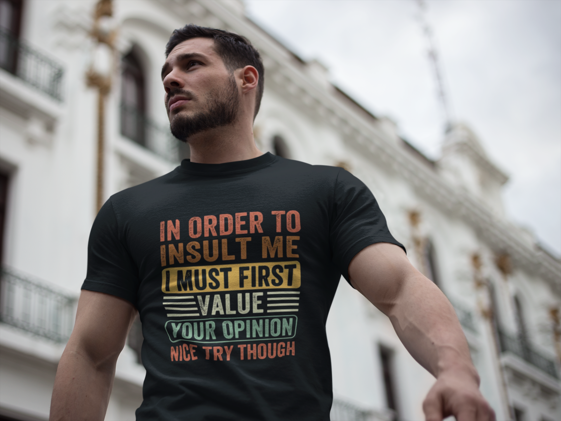 Sarcastic Opinion T-Shirt – Funny Graphic Tee for Men and Women